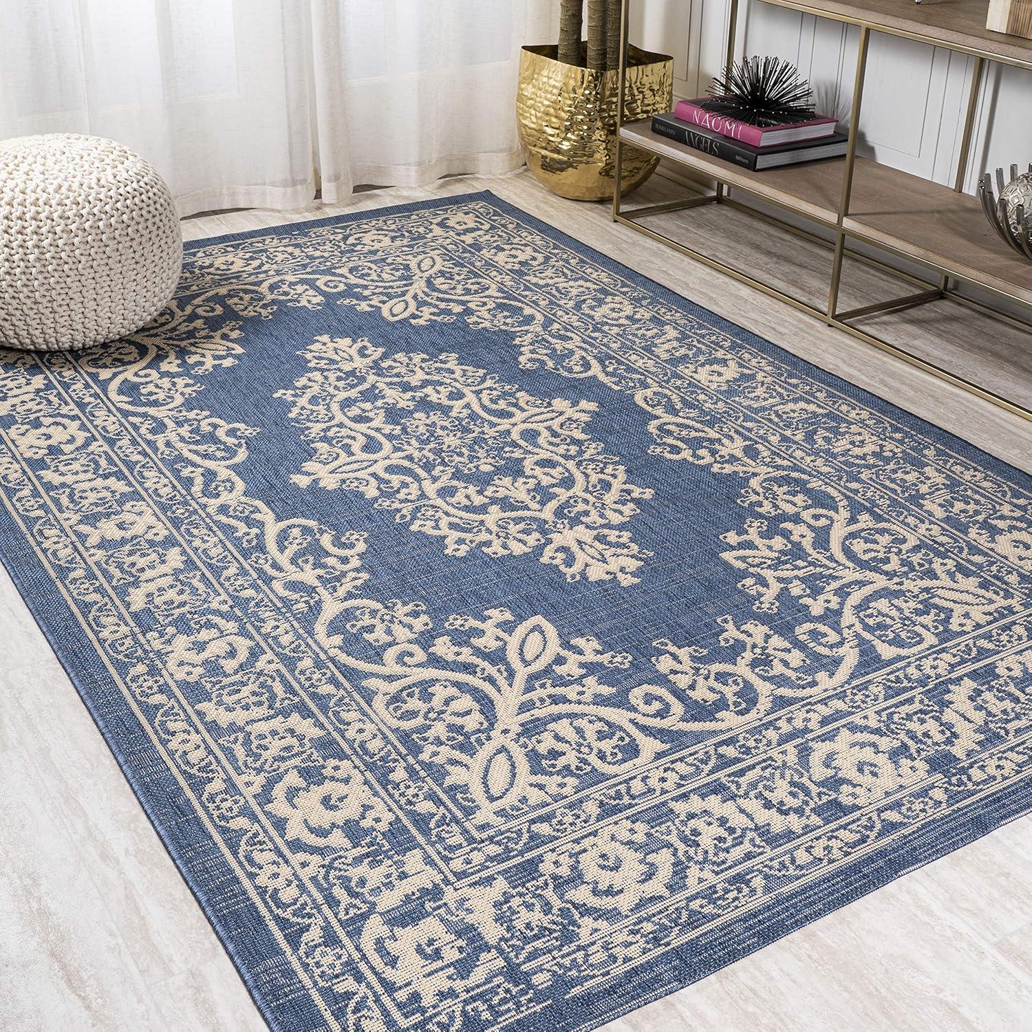 Galon Filigree Indoor/Outdoor Area Rug  - JONATHAN Y