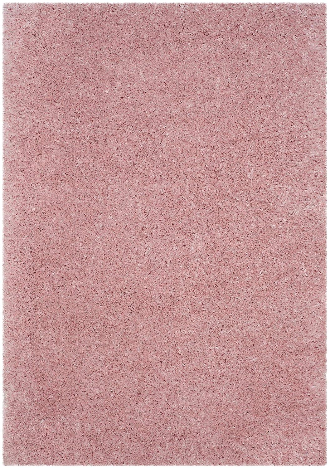 Polar Shag PSG800 Power Loomed Indoor Area Rug - 6'7"x9'2" - Light Beige - Safavieh