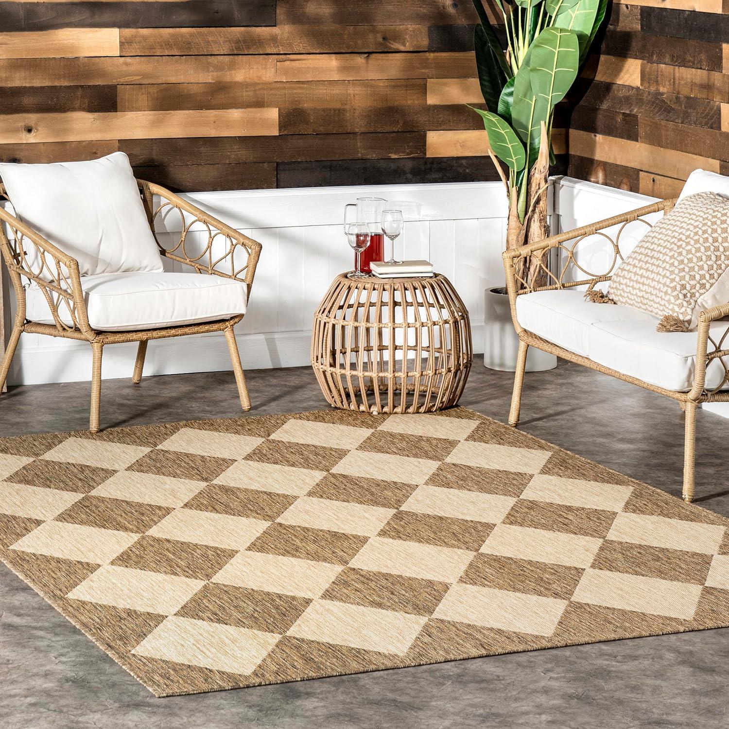 Nuloom Sabina Diamond Trellis Indoor/Outdoor Area Rug