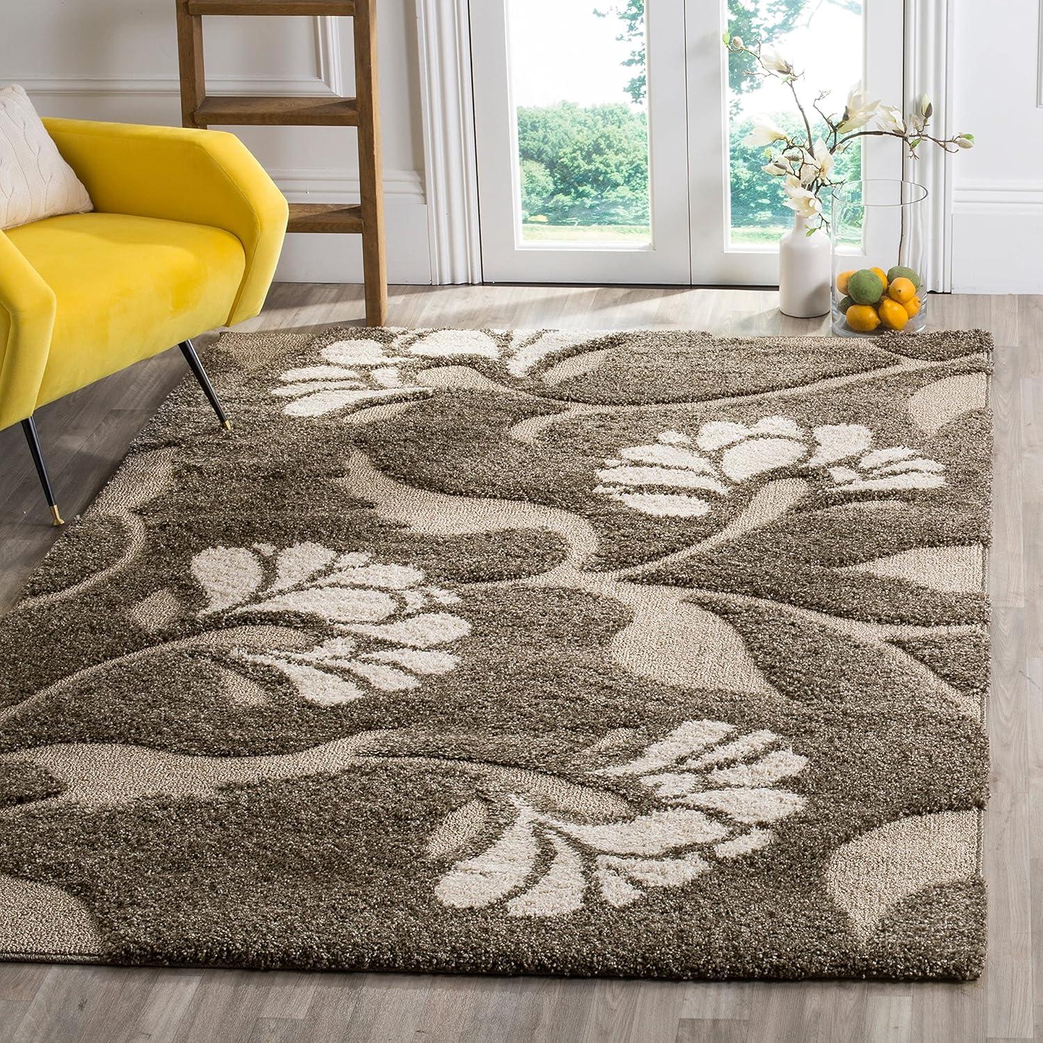 Florida Shag SG459 Power Loomed Rugs - Safavieh