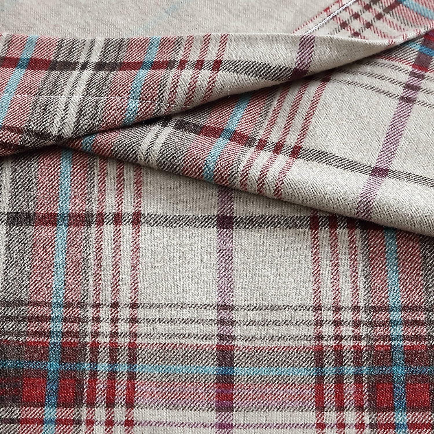 Eddie Bauer Flannel Sheet Set, King, Montlake Plaid