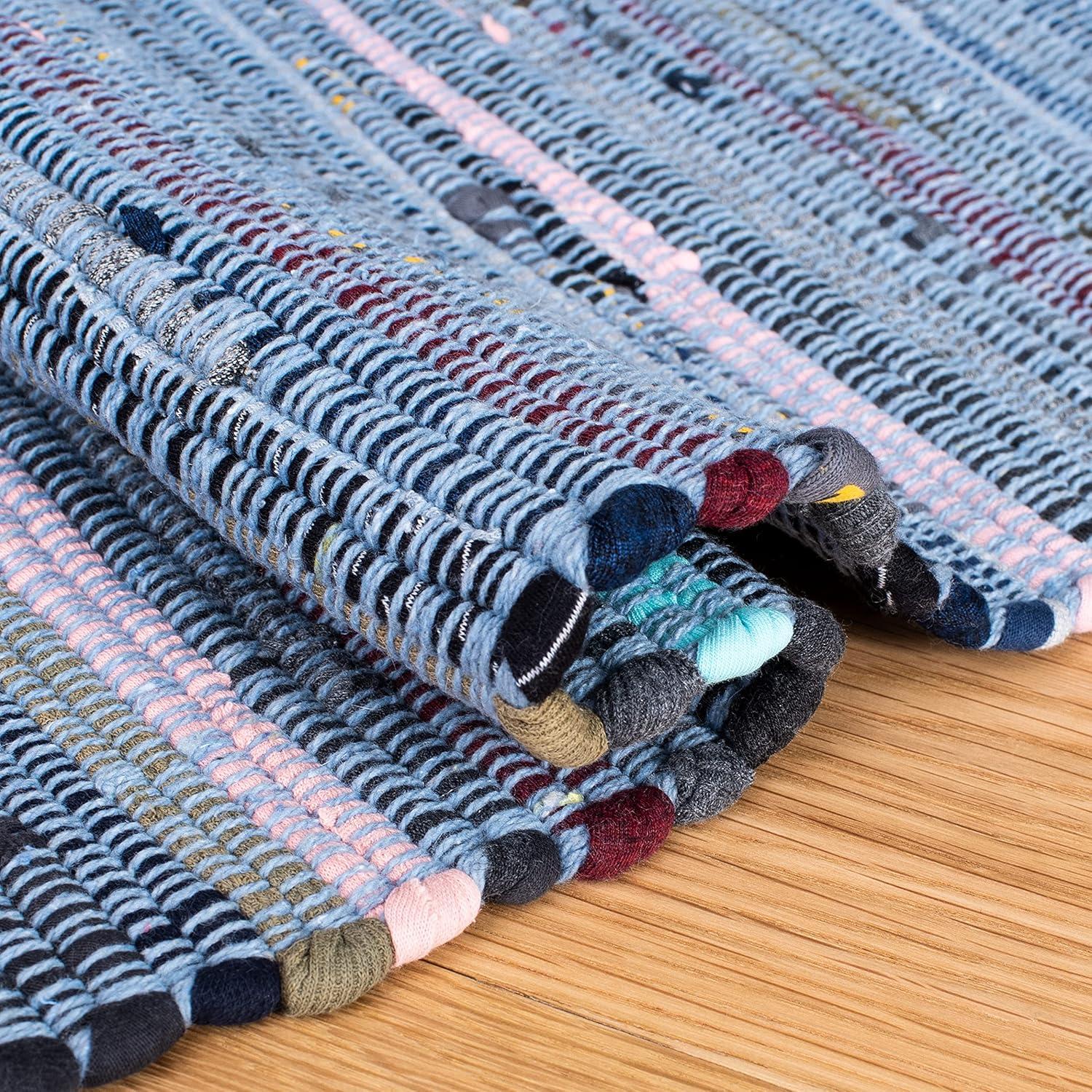 Rag Area Rug RAR122 Hand Woven Area Rug  - Safavieh