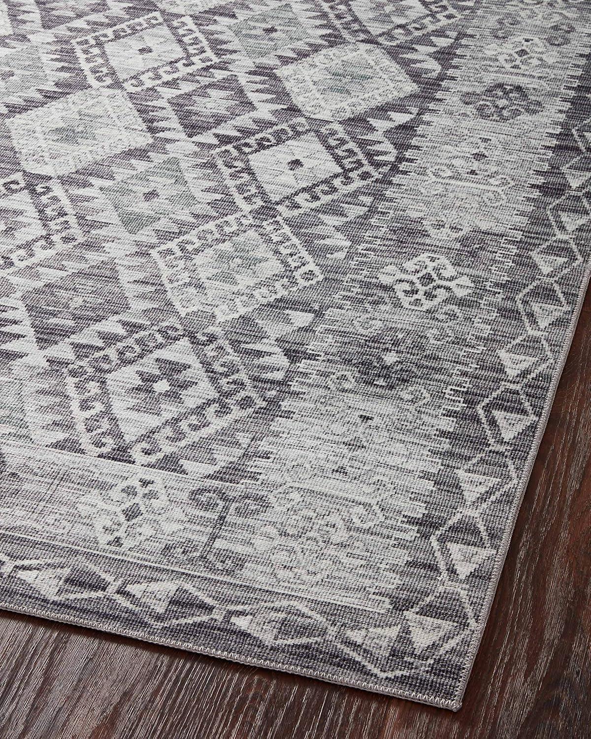 Loloi II Zion Southwestern Traditional Area Rug, Gray, 2'3" x 3'9"