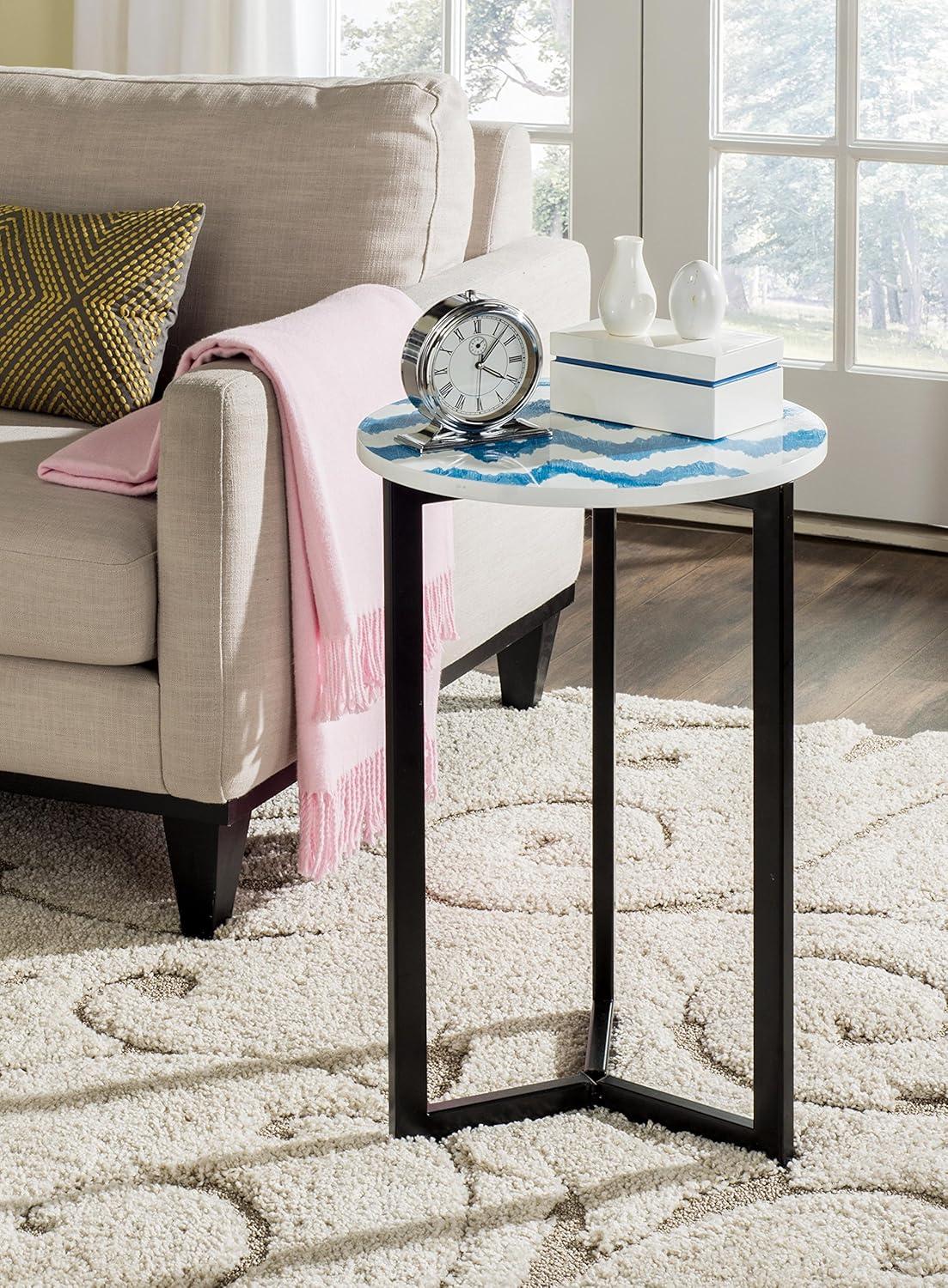 Zaira End Table - Blue/Green - Safavieh.