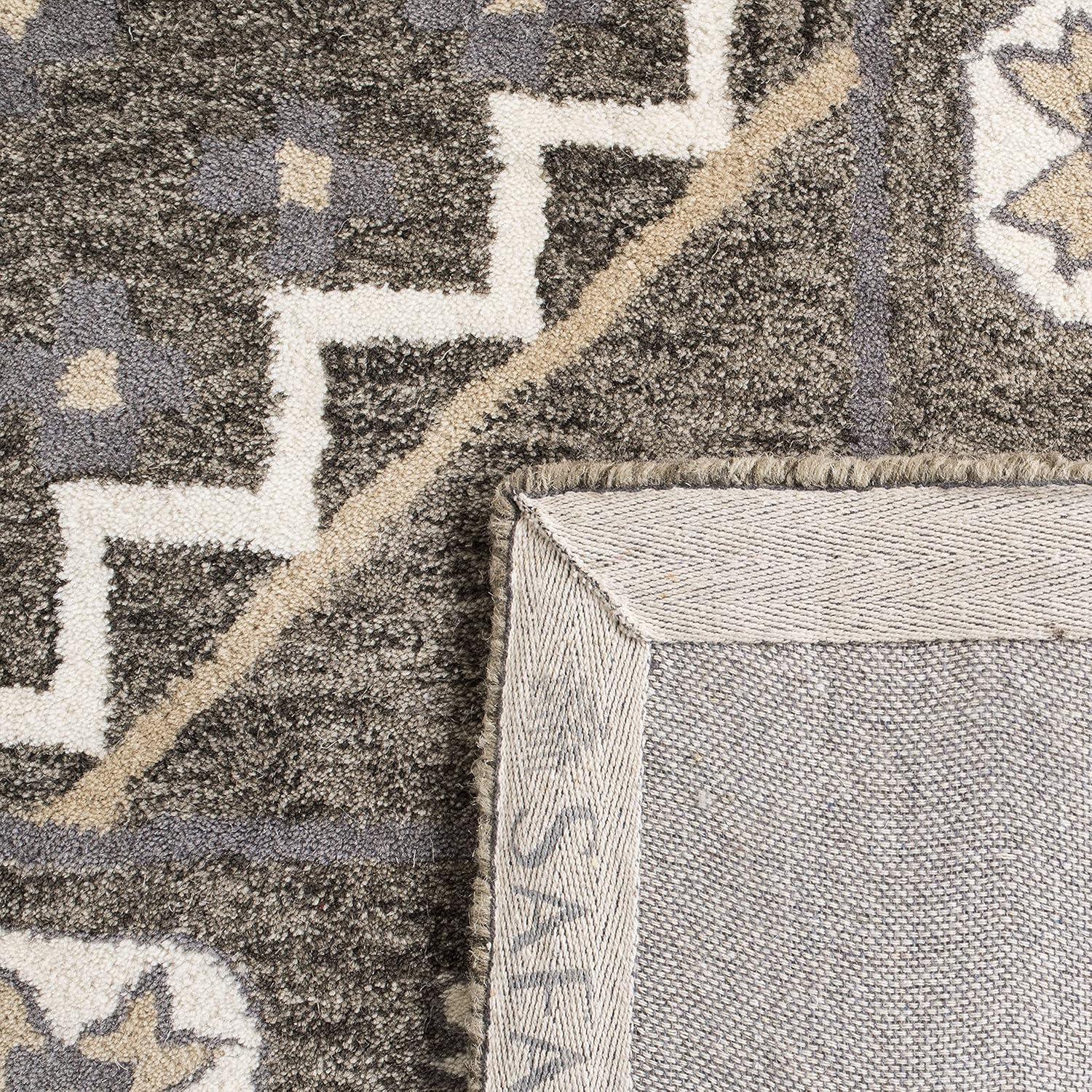 Bella BEL672 Hand Tufted Accent Rug - Brown/Taupe - 2'6"x4' - Safavieh.
