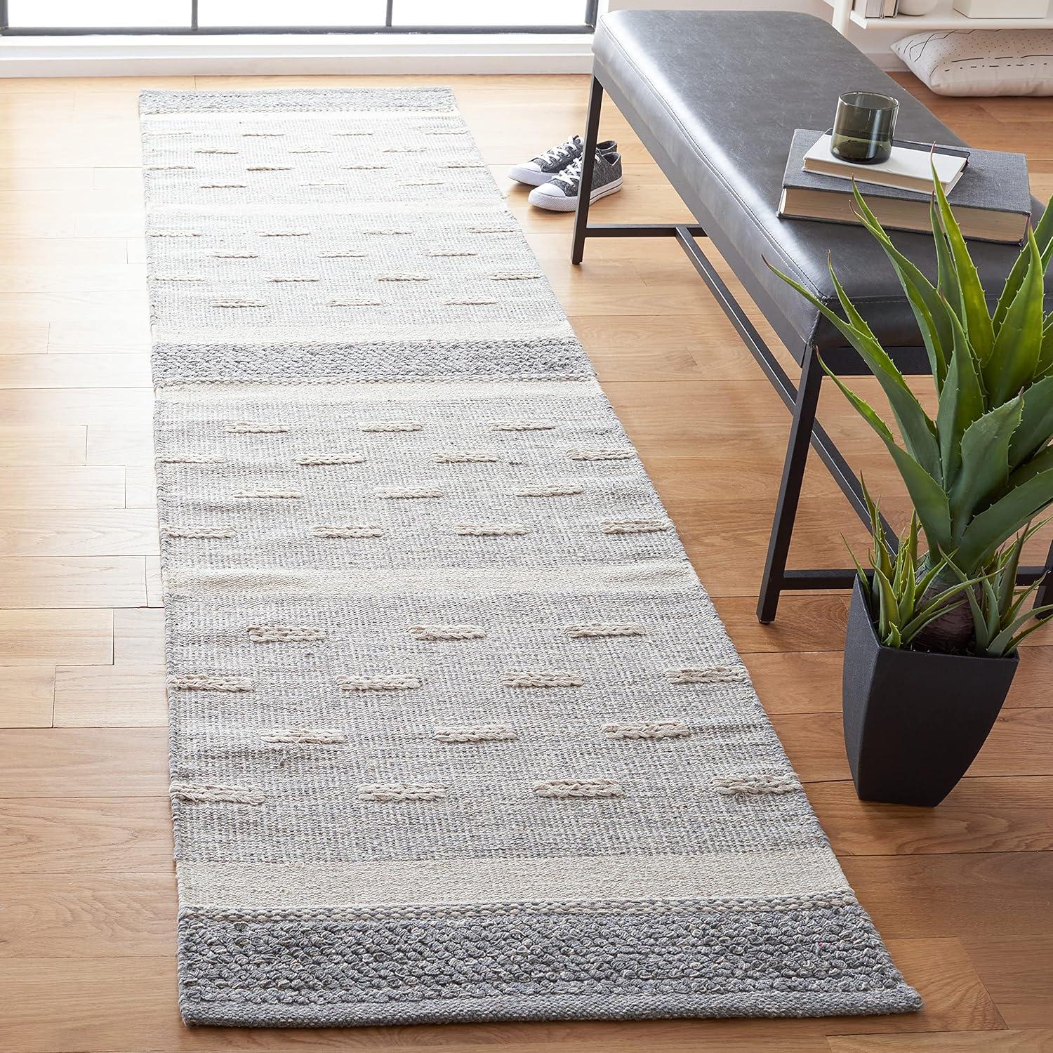 Striped Kilim STK519 Hand Woven Area Rug  - Safavieh