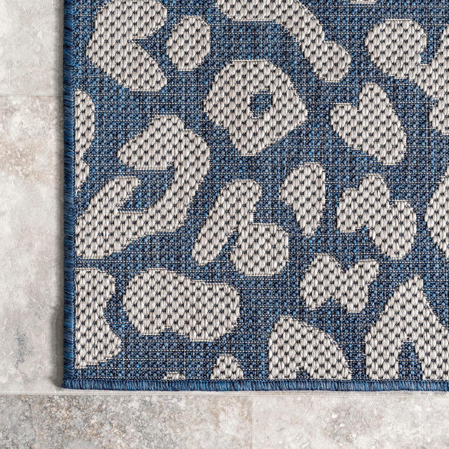 Gracie Oaks Terenia Leopard Indoor/Outdoor Area Rug