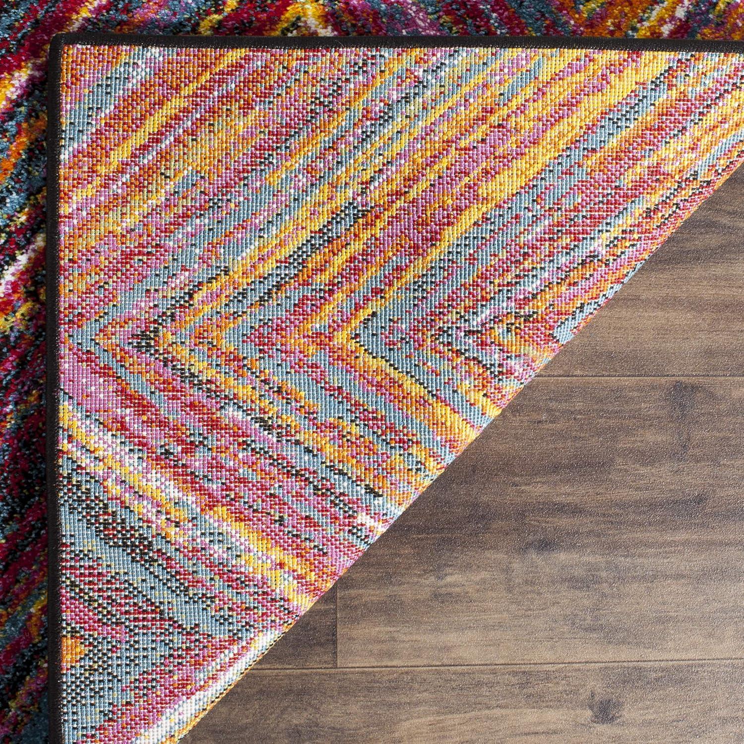 Aruba ARB505 Power Loomed Area Rug - Multi - 5'3"x7'6" - Safavieh.