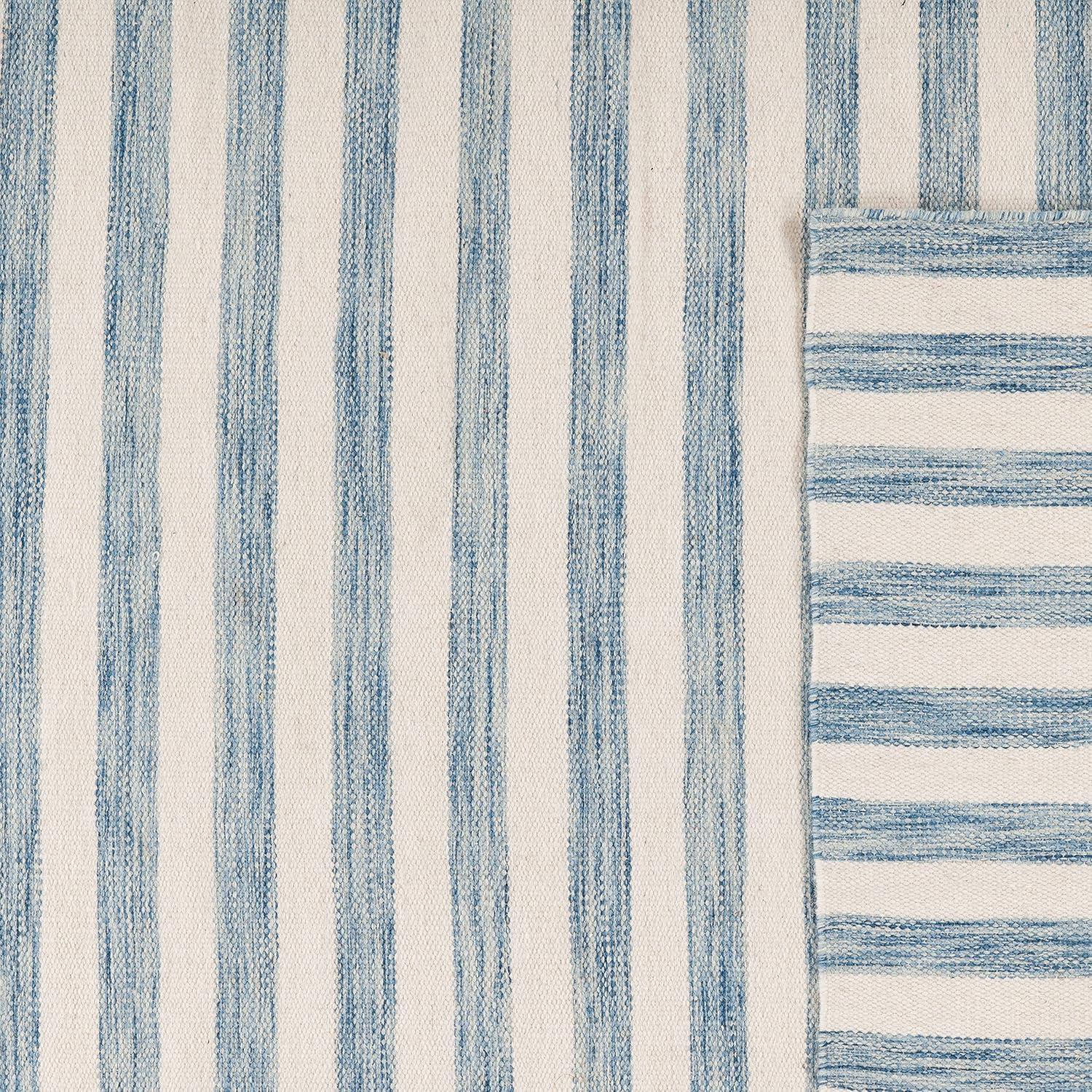 Dhurries DHU575 Hand Woven Area Rug - Grey/Ivory - 6'x9' - Safavieh.