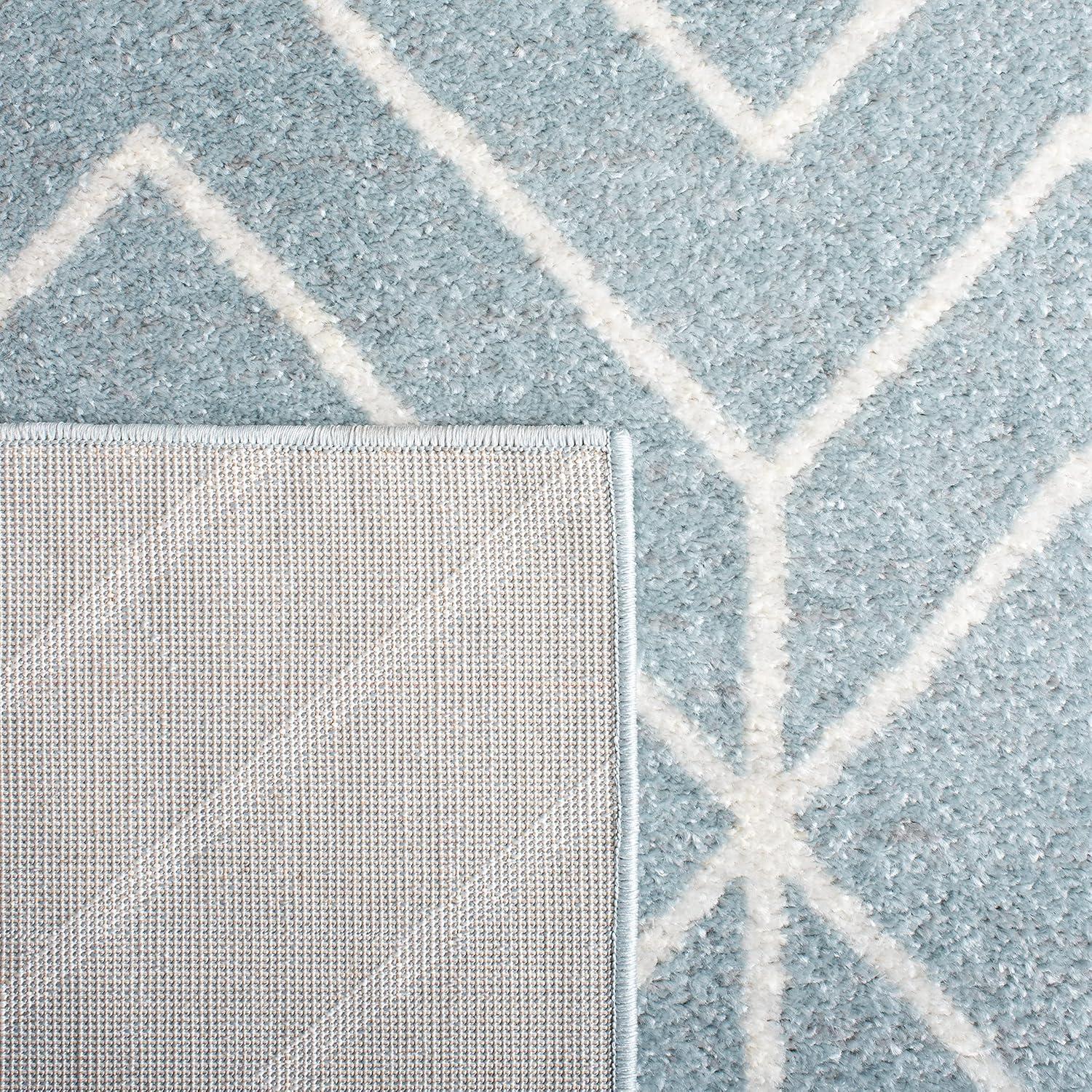 SAFAVIEH Adirondack Caitriona Geometric Area Rug, Blue/Ivory, 5'1" x 7'6"