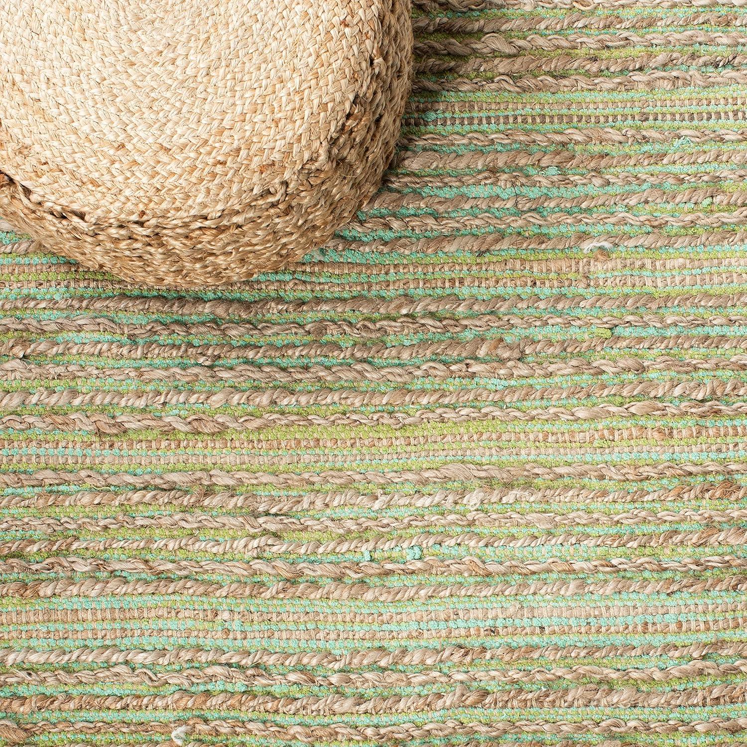 Cape Cod CAP851 Woven Indoor Runner Rug - Green - 2'3"x8' - Safavieh