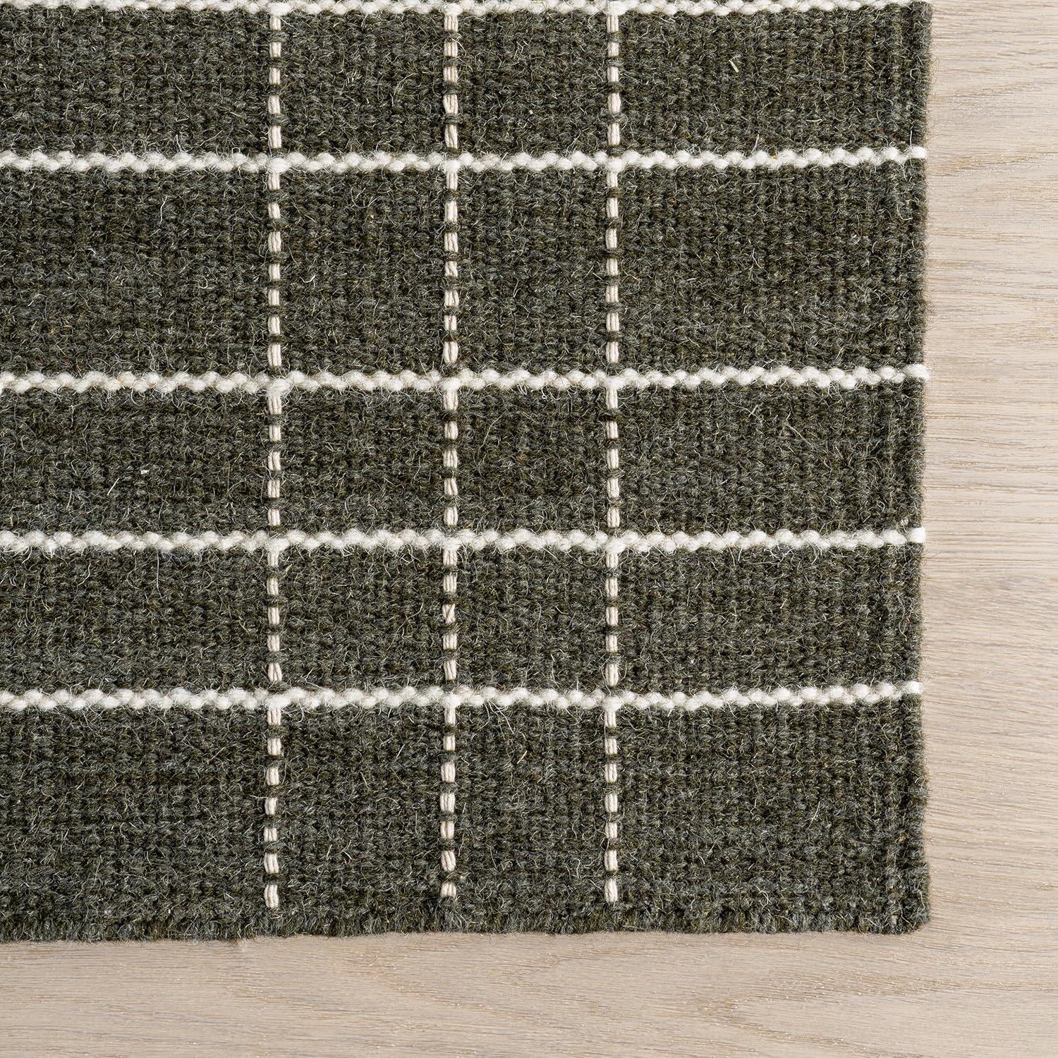 Laurel Foundry Modern Farmhouse® Charlie Plaid Wool Area Rug
