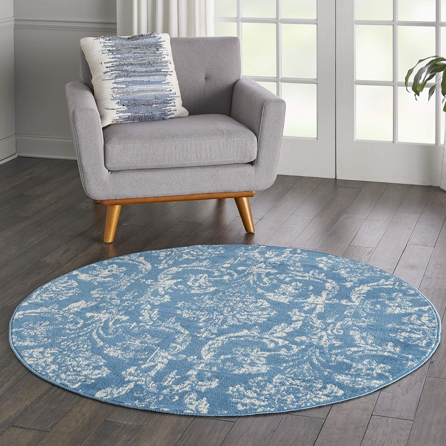 Nourison Jubilant Farmhouse Vintage Damask Area Rug