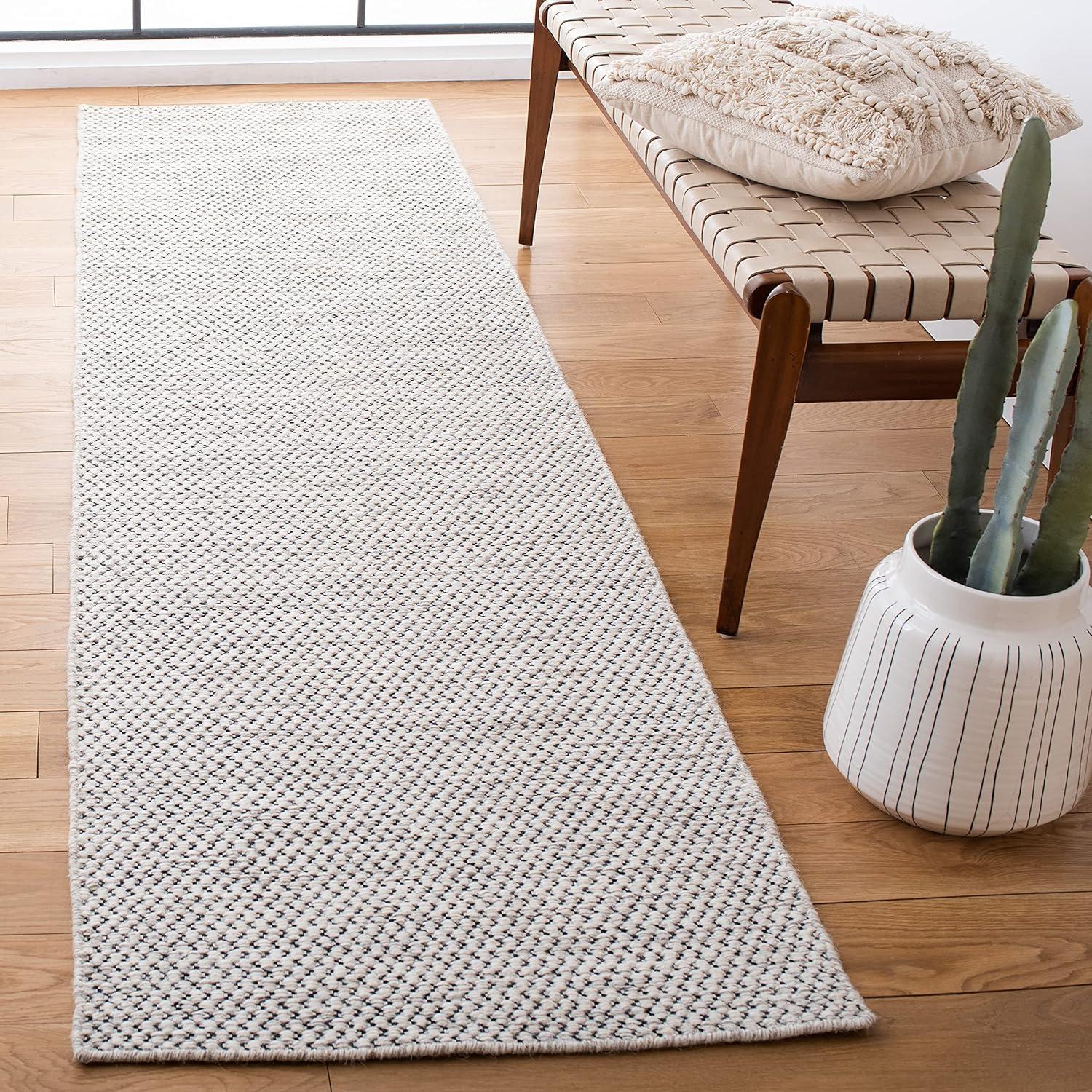Kilim KLM375 Flat Weave Area Rug - Ivory - 8'x10' - Safavieh