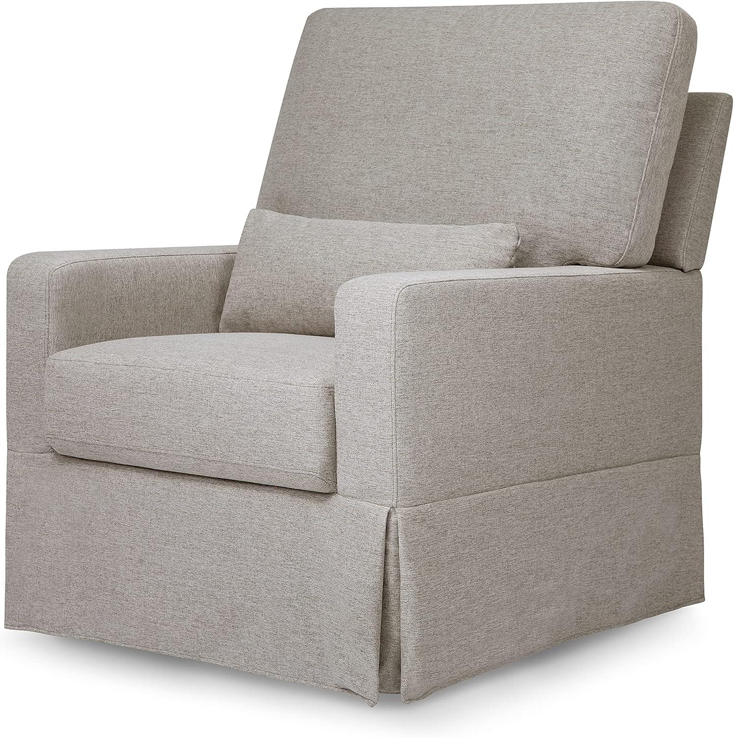 Crawford Upholstered Swivel Glider