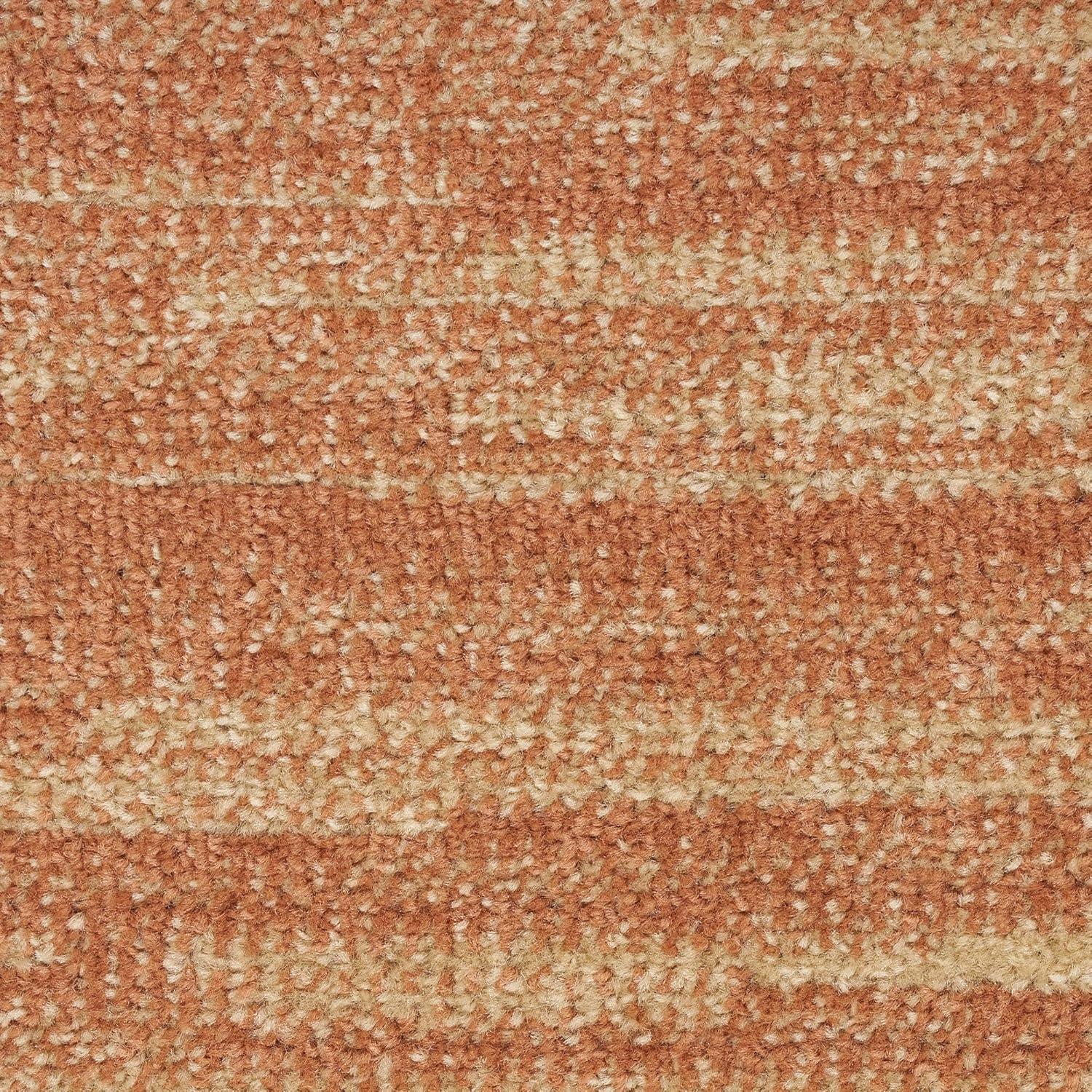 Nourison Essentials Easy Care Indoor Outdoor Area Rug - Rust 9' x 12'