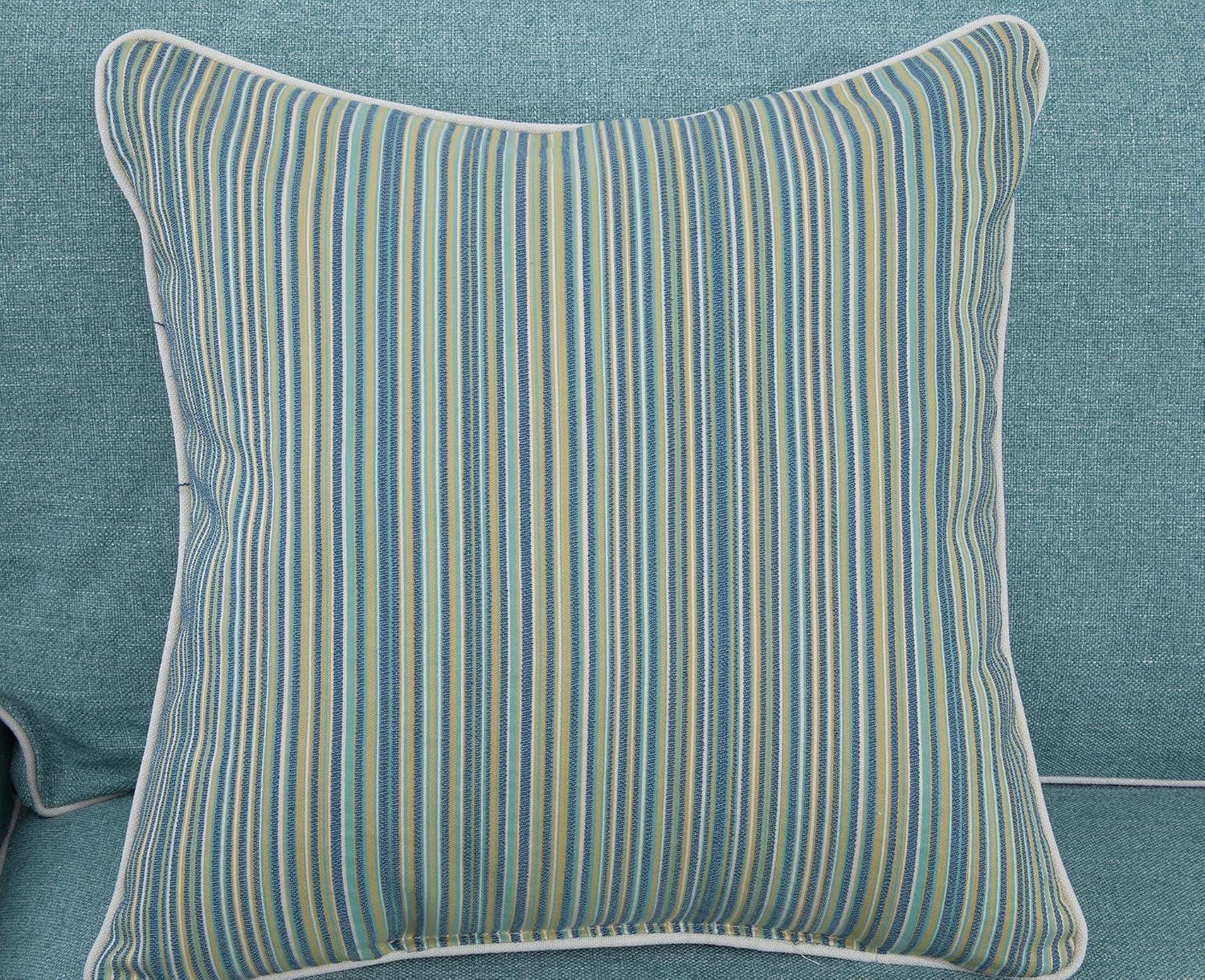 American Furniture Classics Model 8-020-S275A Coastal Aqua Series Loveseat with Four Accent Pillows