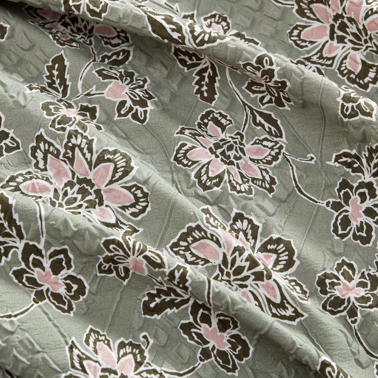 Jessica Simpson Botanical Embossed Polyester Bedding Set