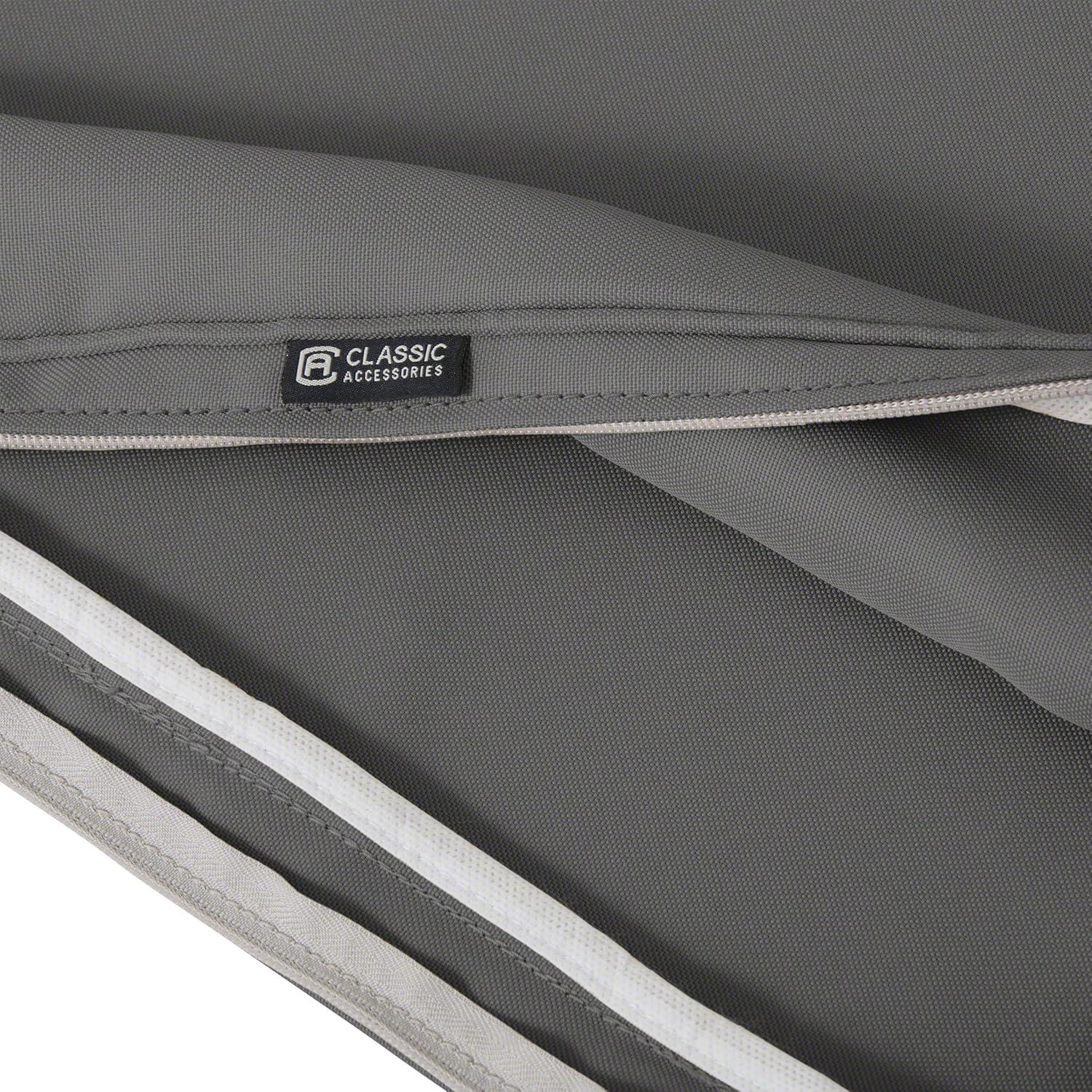 Classic Accessories 62-015-LCHARC-EC Bench Cushion Combo, 48"W x 18"D x 3"Thick, Light Charcoal