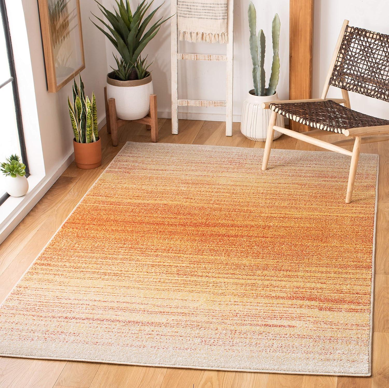 Gracie Oaks Merethe Performance Abstract Rug