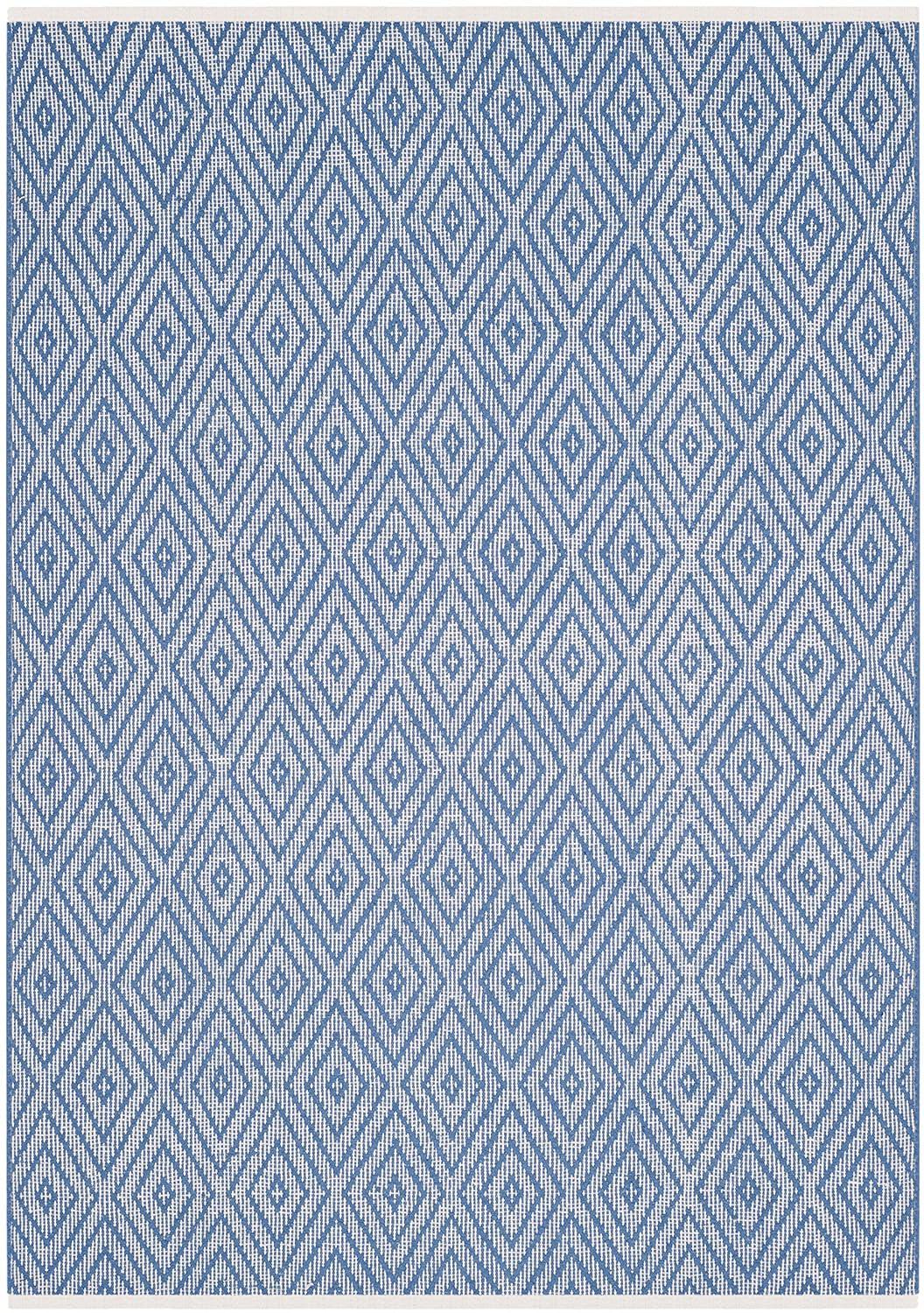 Montauk MTK811 Hand Woven Area Rug - Blue/Ivory - 5'x8' - Safavieh.