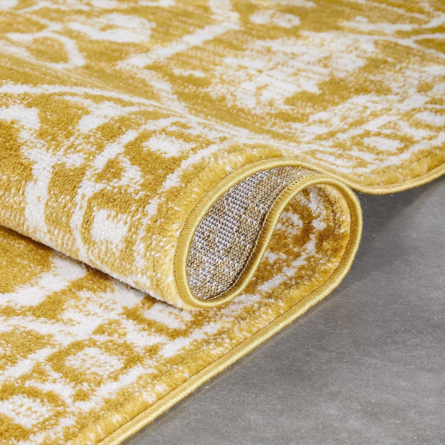 Dazzle Disa Vintage Distressed Oriental Medallion Grey 2 ft. 7 in. x 9 ft. 10 in. Runner Area Rug