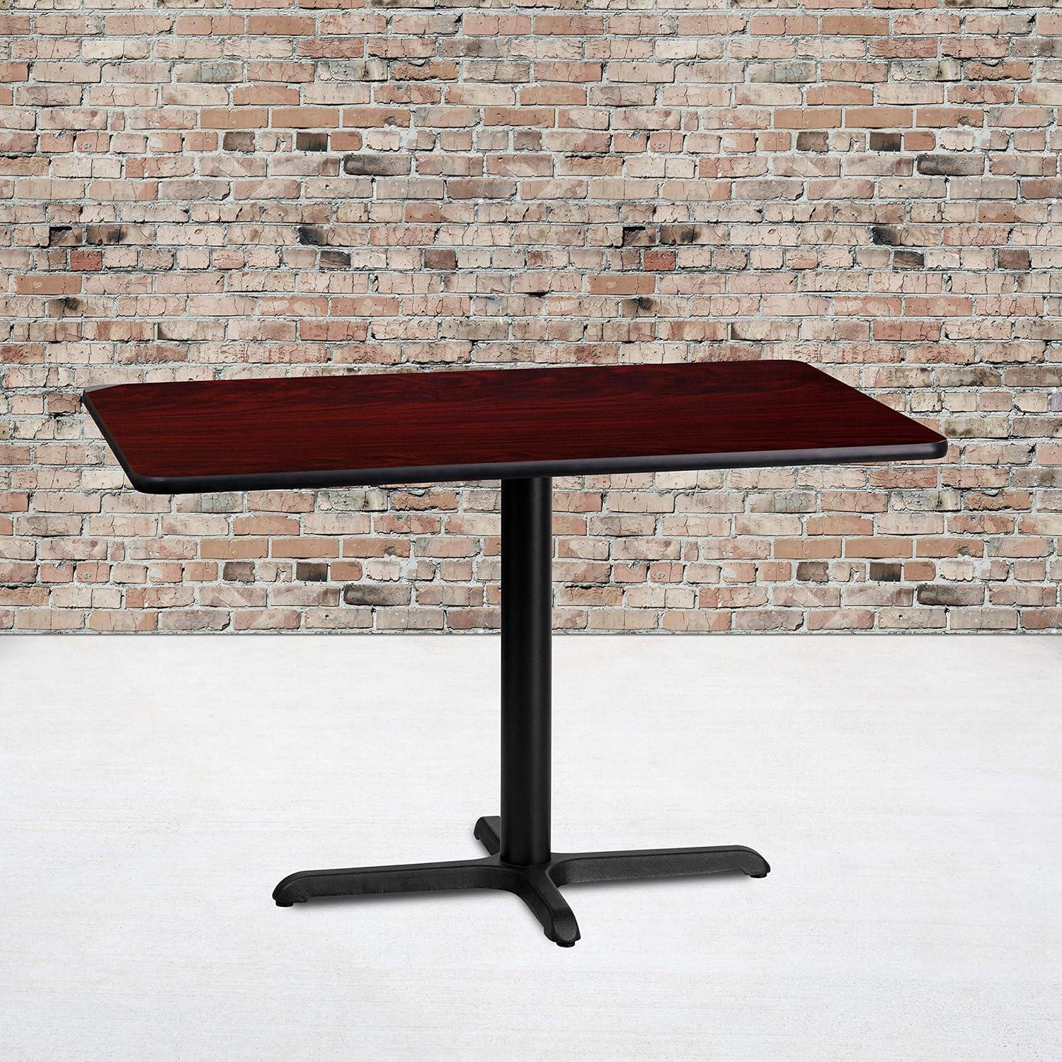 Carrus Laminate Pedestal Dining Table