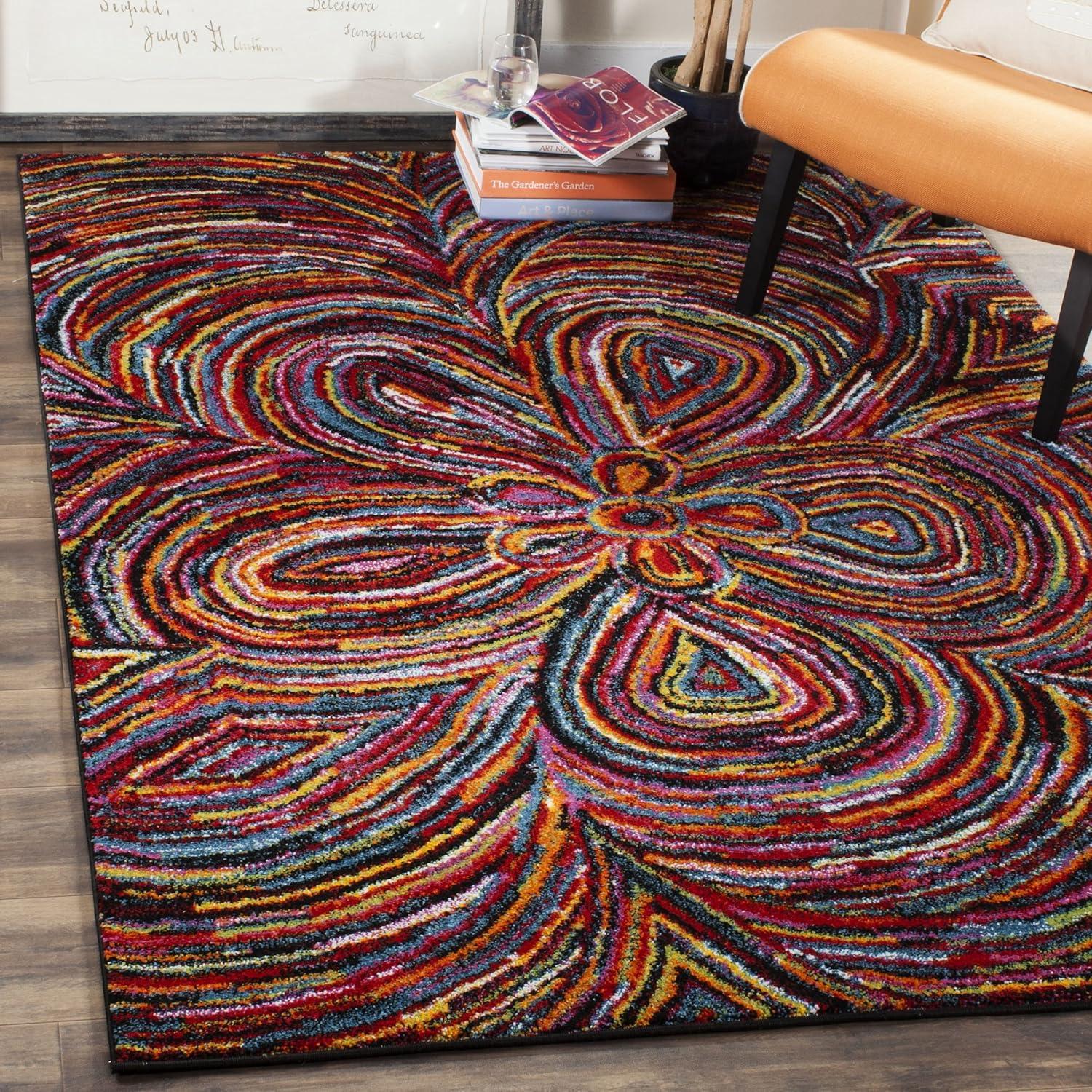 Aruba ARB503 Power Loomed Indoor Area Rug - Multi - 4'x6' - Safavieh