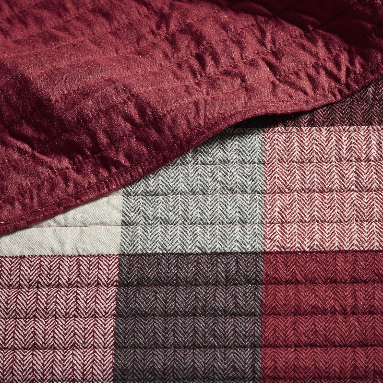 Madison Park Ridge 3 Piece Reversible Plaid Daybed Cover Set