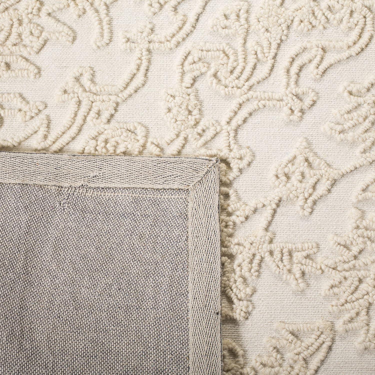 Trace TRC102 Hand Tufted Indoor Accent Rug - Ivory - 2'x3' - Safavieh