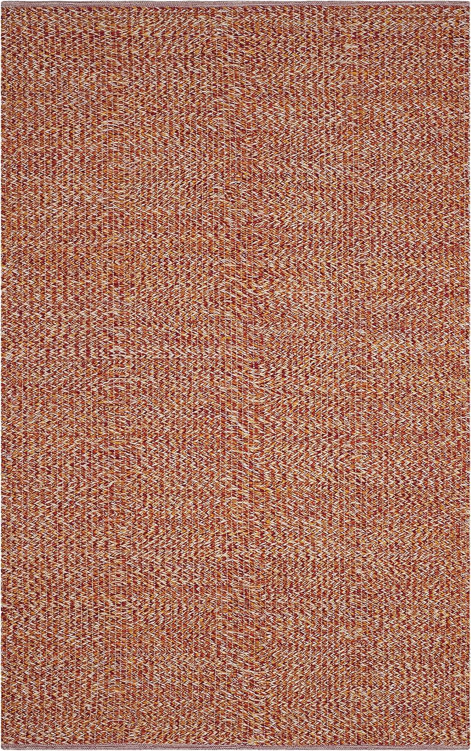 Montauk MTK602 Hand Woven Indoor Area Rug - Orange/Multi - 4'x6' - Safavieh.