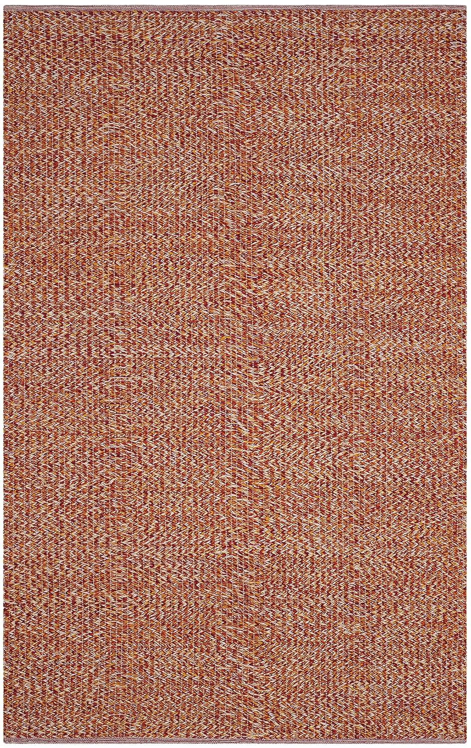 Montauk MTK602 Hand Woven Indoor Area Rug - Orange/Multi - 4'x6' - Safavieh.