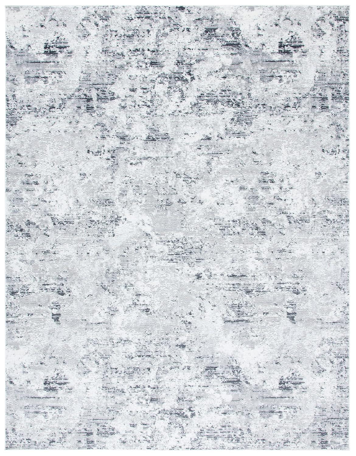 Amelia ALA705 Power Loomed Area Rug - Grey/Ivory - 6'x9' - Safavieh.