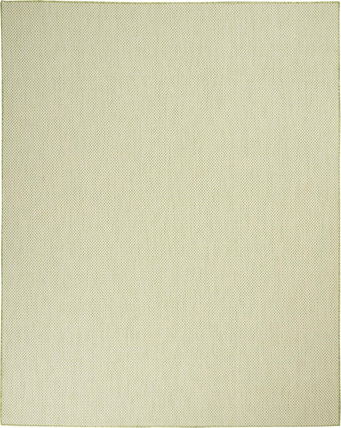 Nourison Courtyard COU01 Indoor/outdoor Area Rug - Ivory Green 8' x 10'