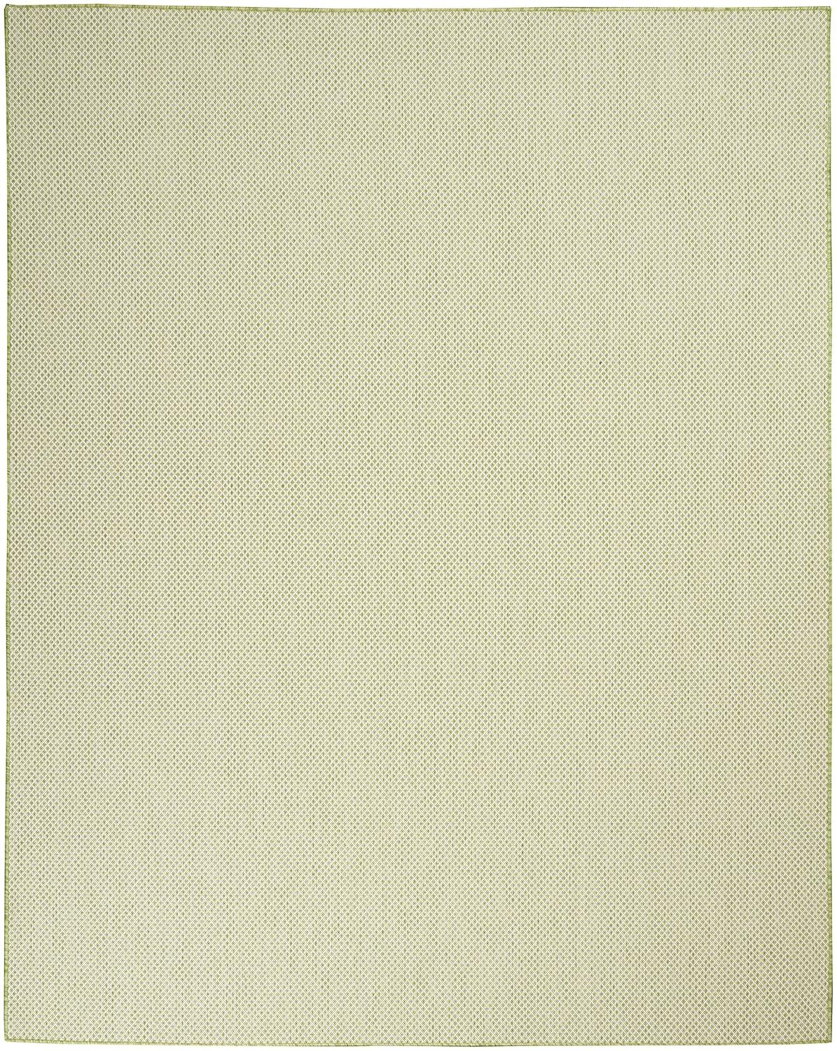 Nourison Courtyard COU01 Indoor/outdoor Area Rug - Ivory Green 8' x 10'