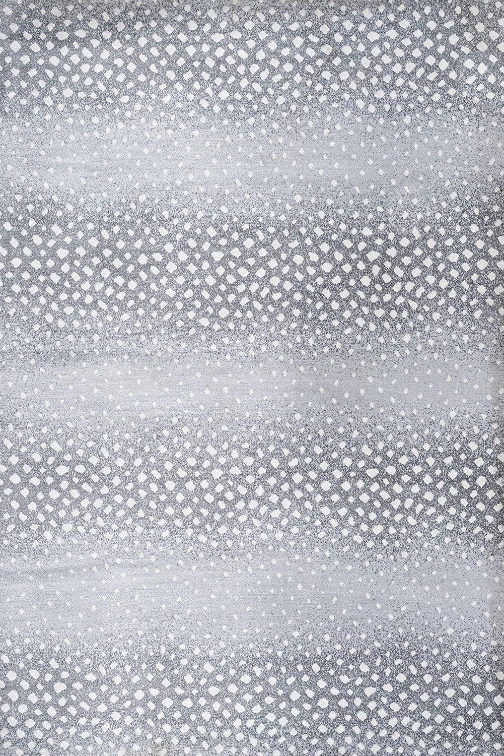 4'x 6' Antelope Modern Animal Area Rug, Light Gray/Cream - JONATHAN Y