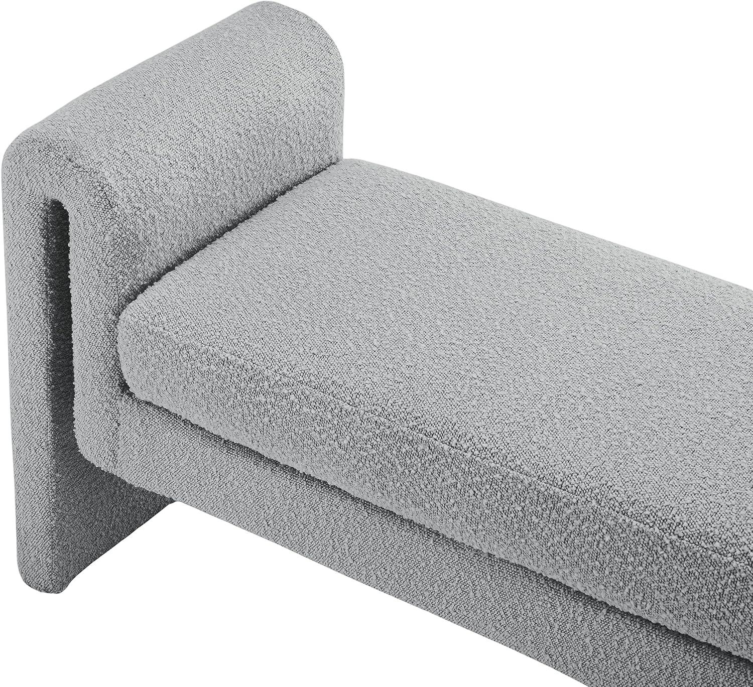 Hiroyasu Upholstered Boucle Bench