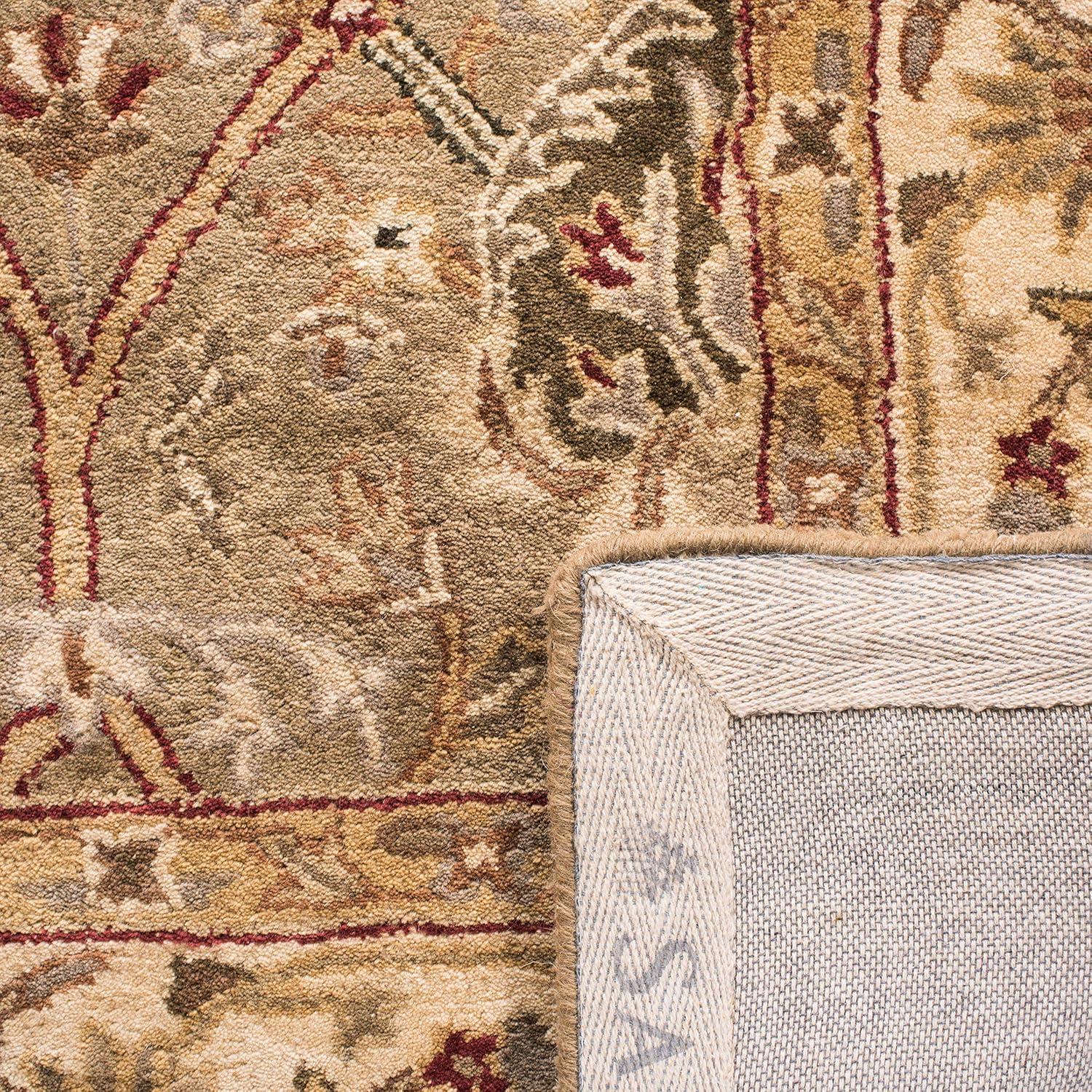 Persian Legend PL819 Hand Tufted Indoor Accent Rug - 4'x6' - Light Green/Beige - Safavieh