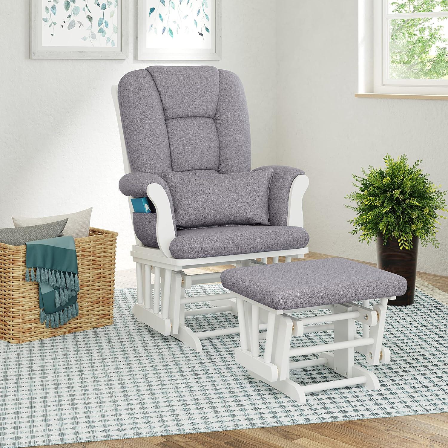 Tuscany Rocking Chair Glider with Ottoman