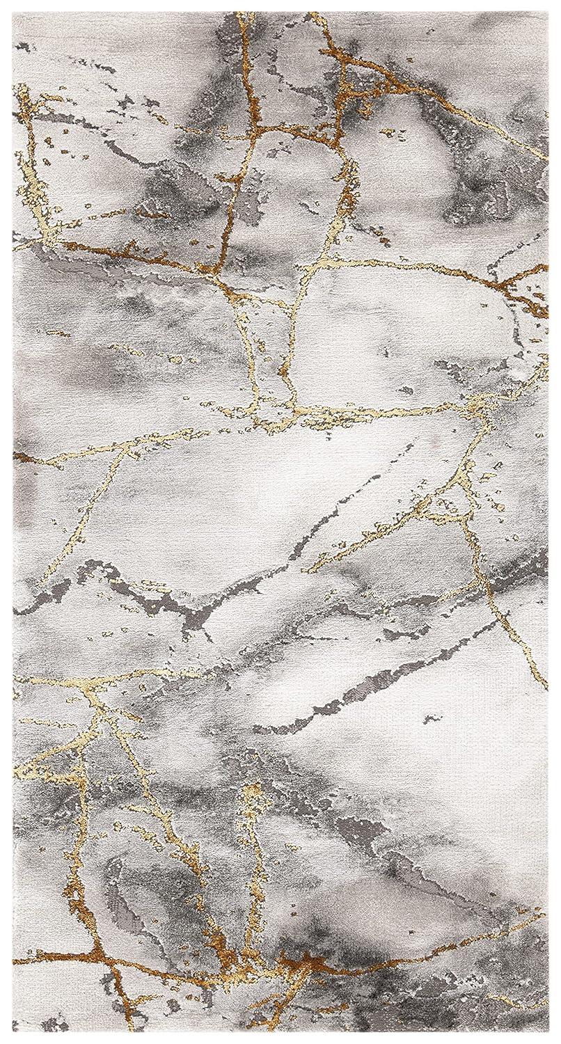 Craft CFT877 Loomed Indoor Area Rug - Grey/Gold - 2'7"x5' - Safavieh