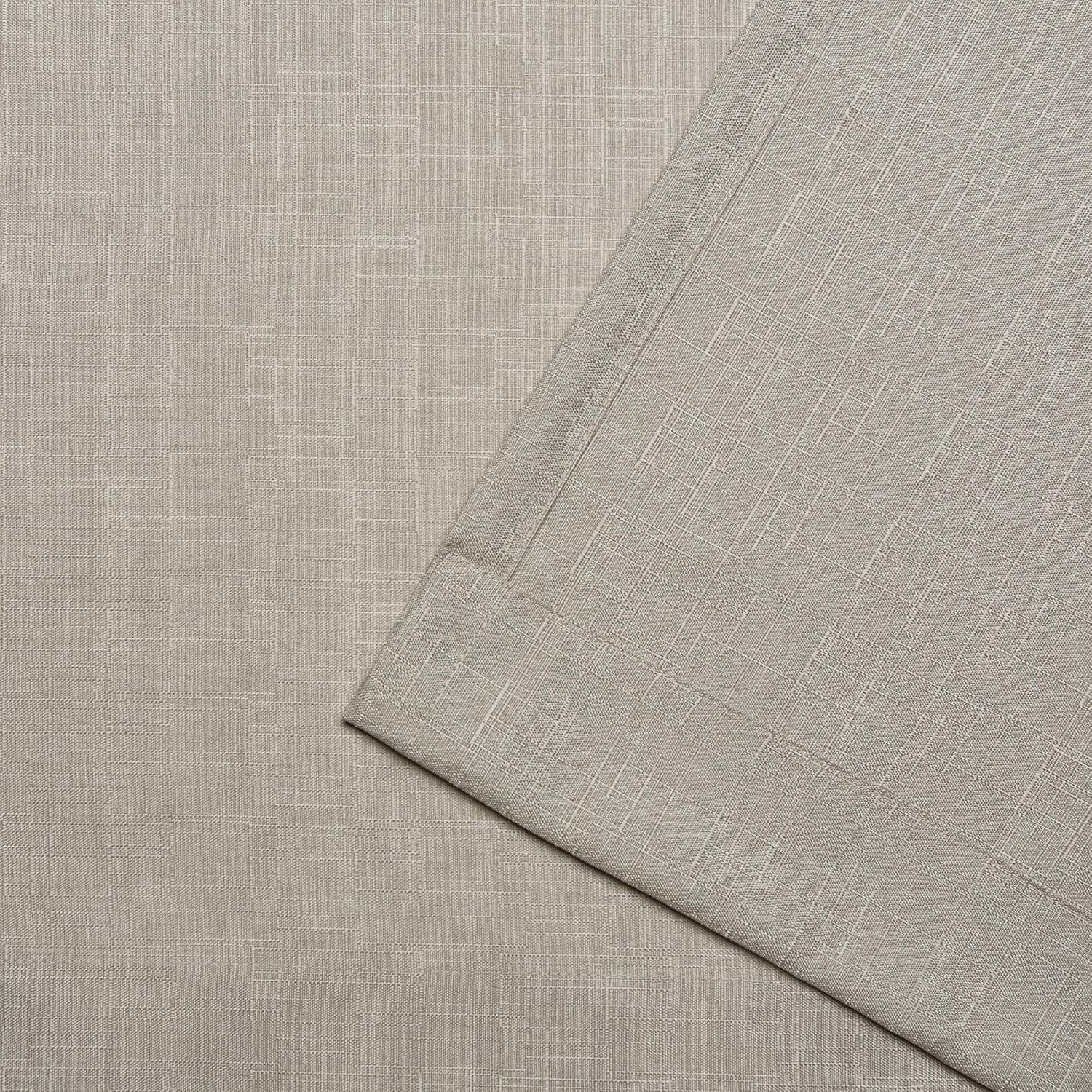 108"x84" Loha Patio Grommet Top Single Curtain Panel Beige - Exclusive Home: Light Filtering Indoor Patio Door Curtain