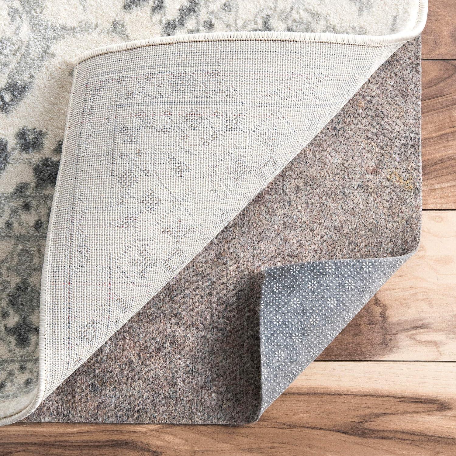 Nuloom Brody Eco-Friendly Non Skid Rug Pad Runner Rug - 2' x 10', Gray