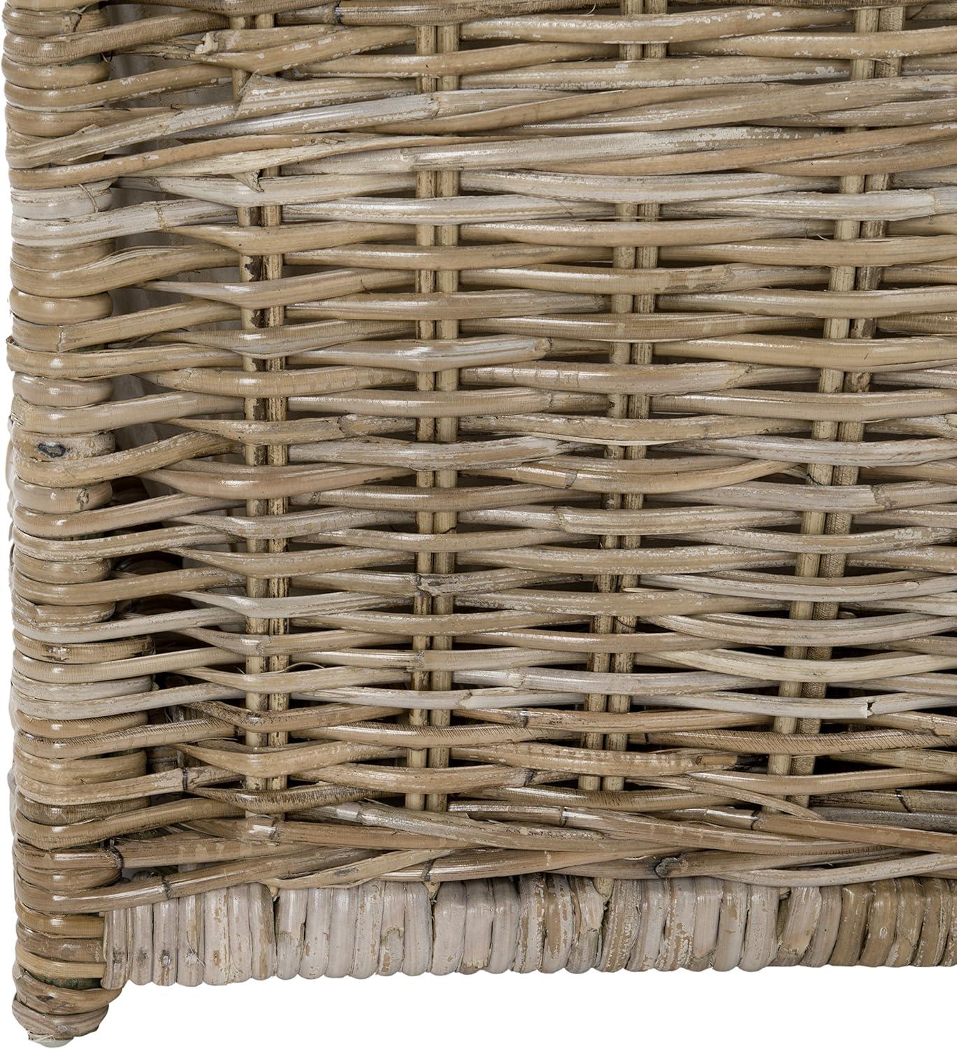 Michael 35" Wicker Storage Trunk, Natural