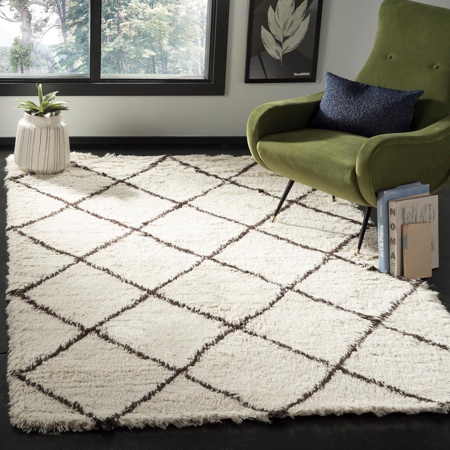 SAFAVIEH Princeton Weldon Floral Bordered Area Rug, Grey/Beige, 9' x 12'