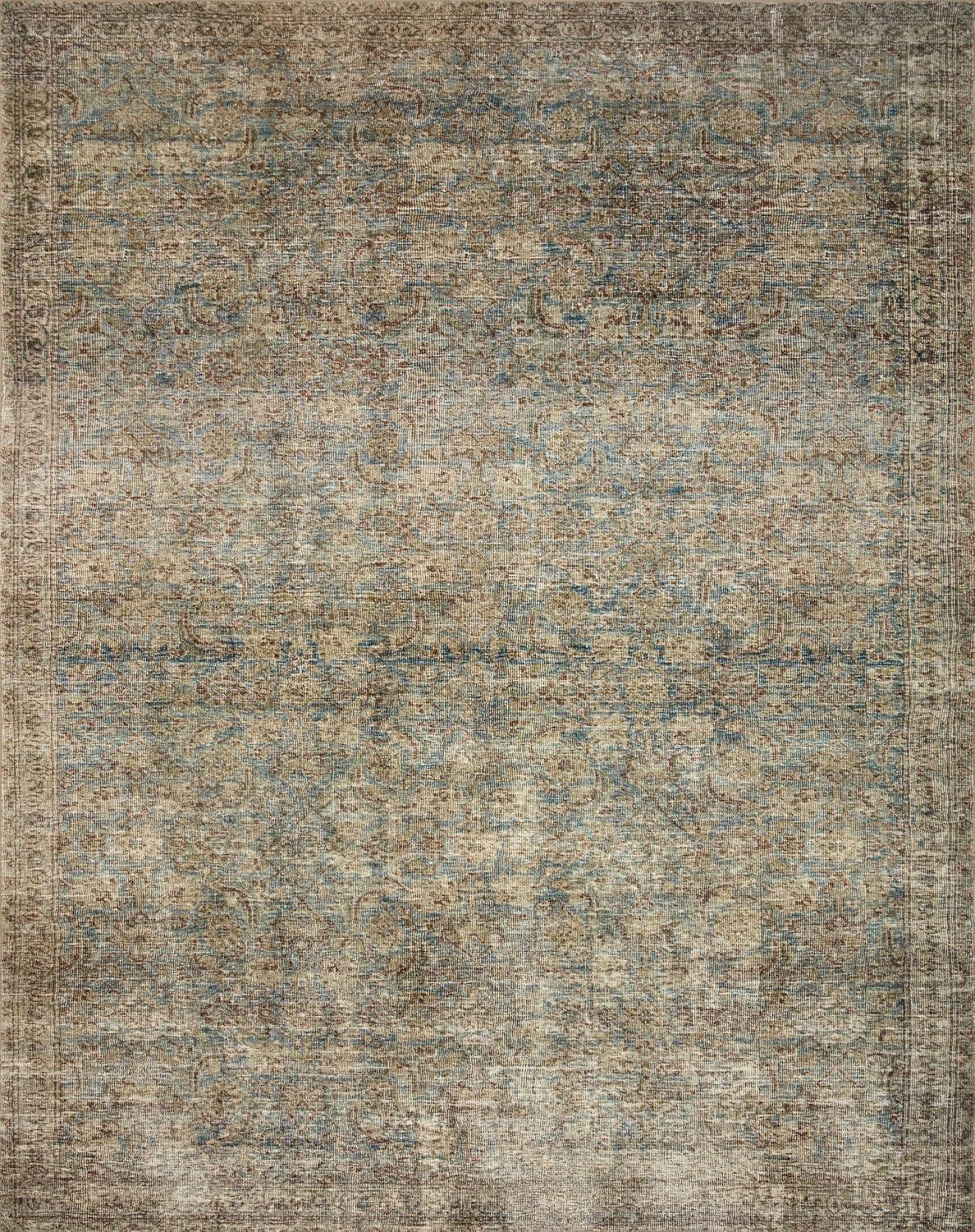 Sea Sage Rectangular Wool and Synthetic Area Rug 9'-6" x 13'-6"