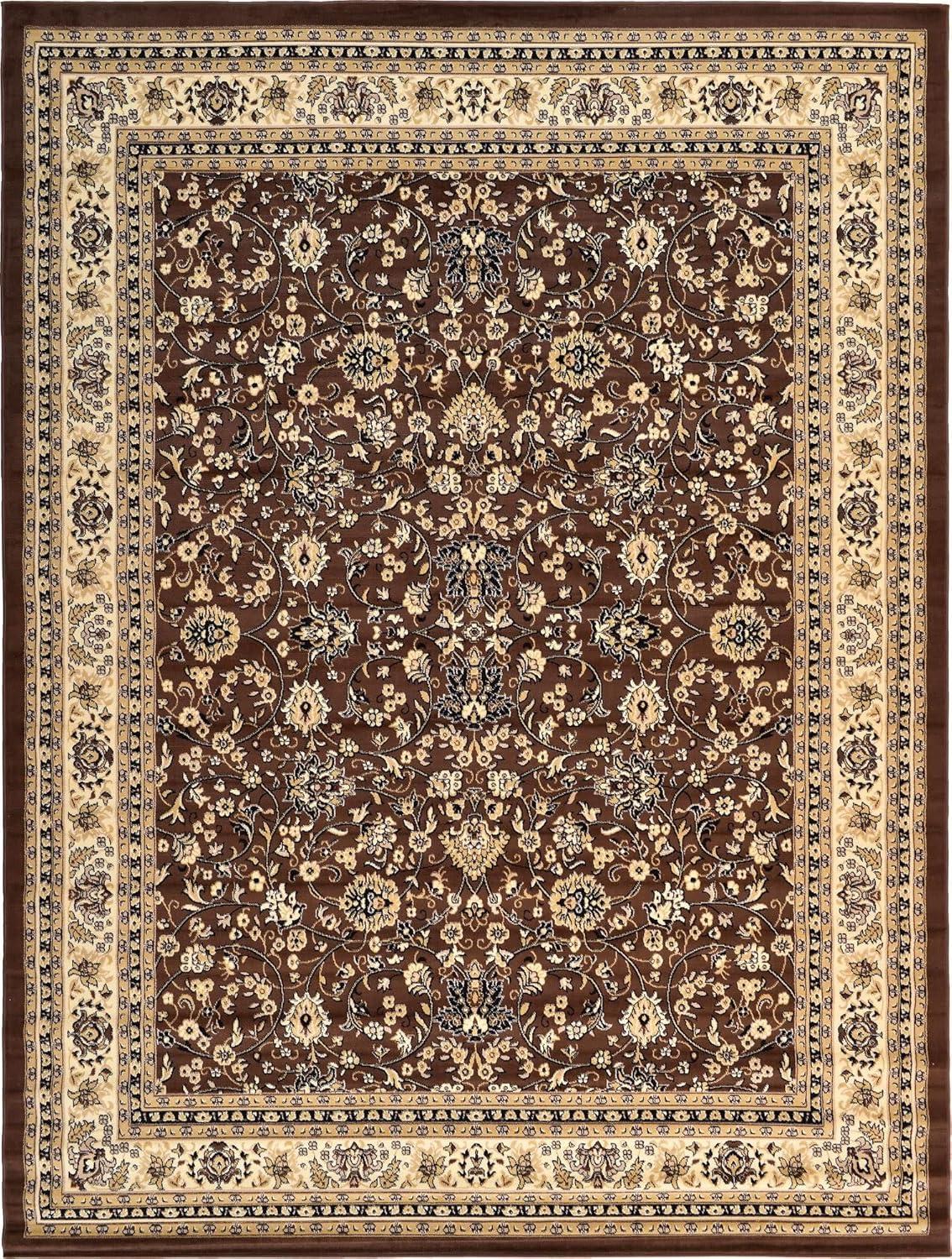 Unique Loom 9' 10 x 13' 1 Sialk Hill Washington Terracotta Area Rug