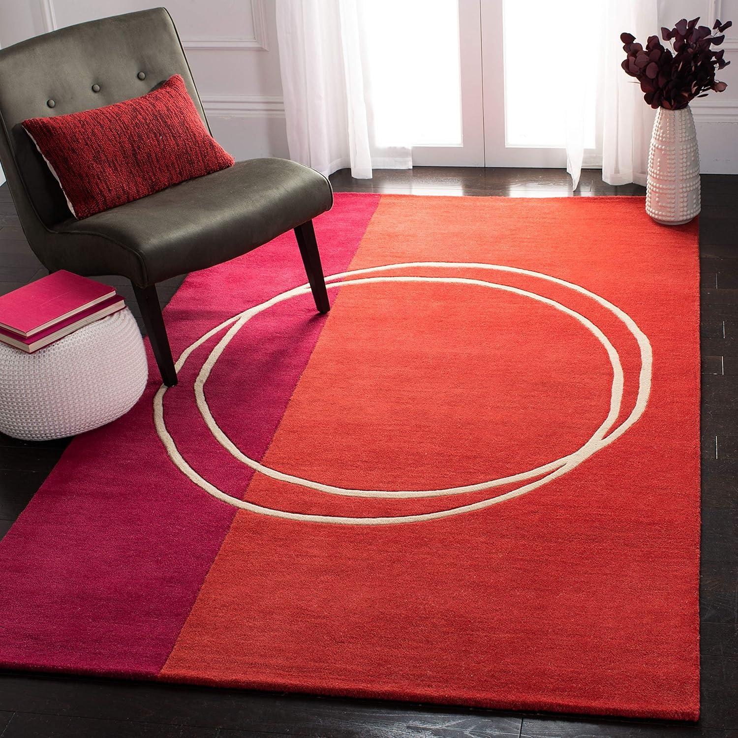 SAFAVIEH Rodeo Drive Malandra Geometric Wool Area Rug, Multi, 5' x 8'