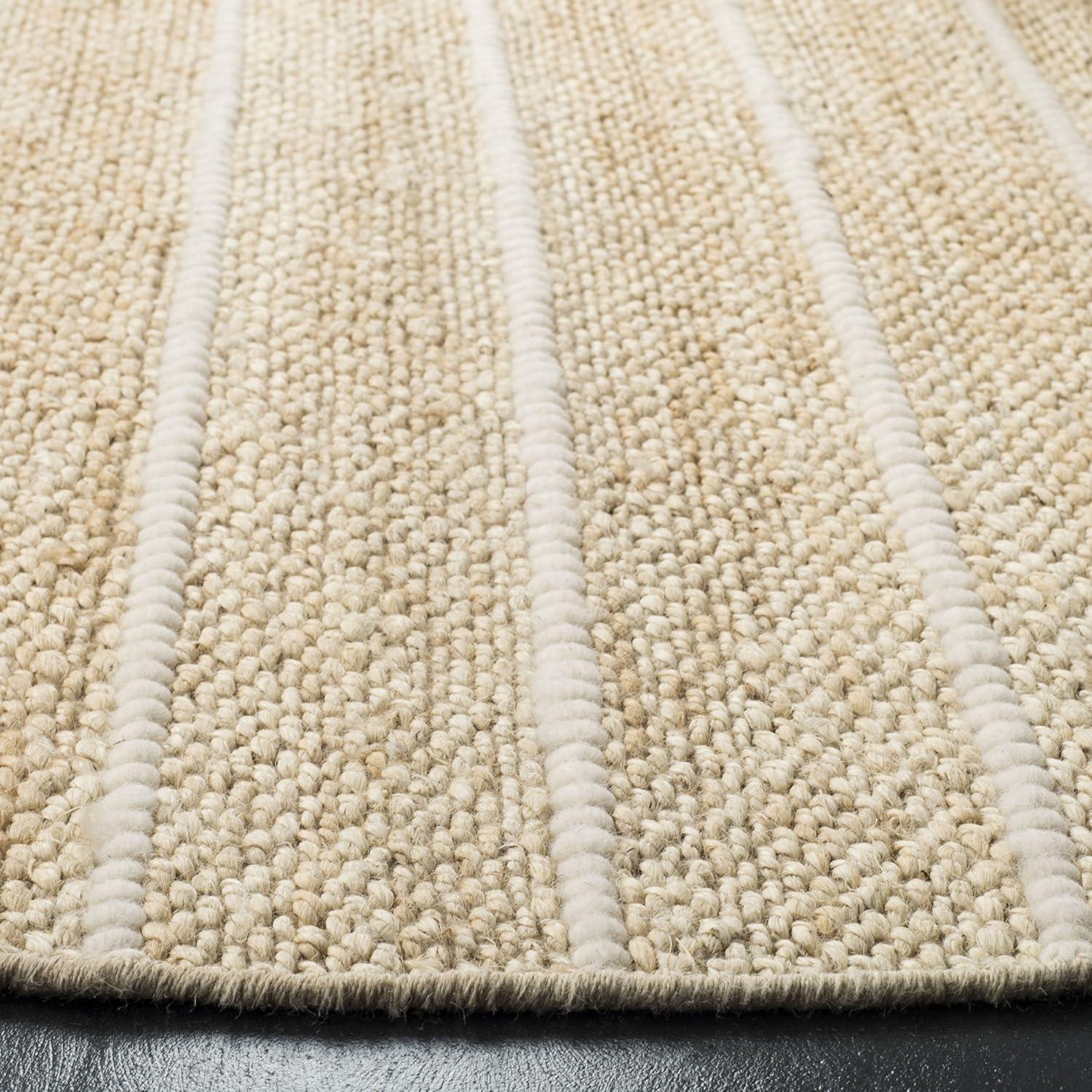 Abas Natural Fiber Handwoven Ivory Area Rug