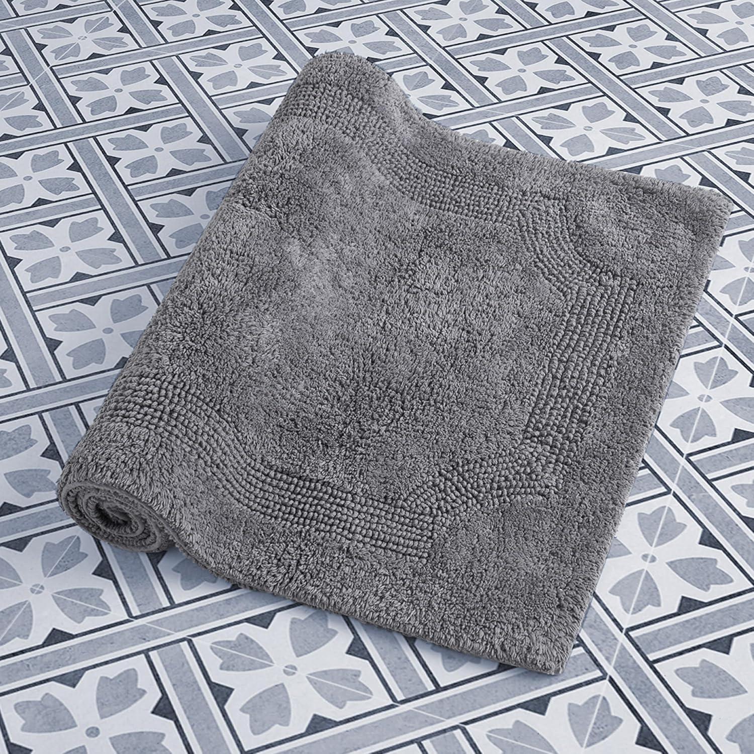 Laura Ashley Laura Ashley Reversible Cotton Bath Rug
