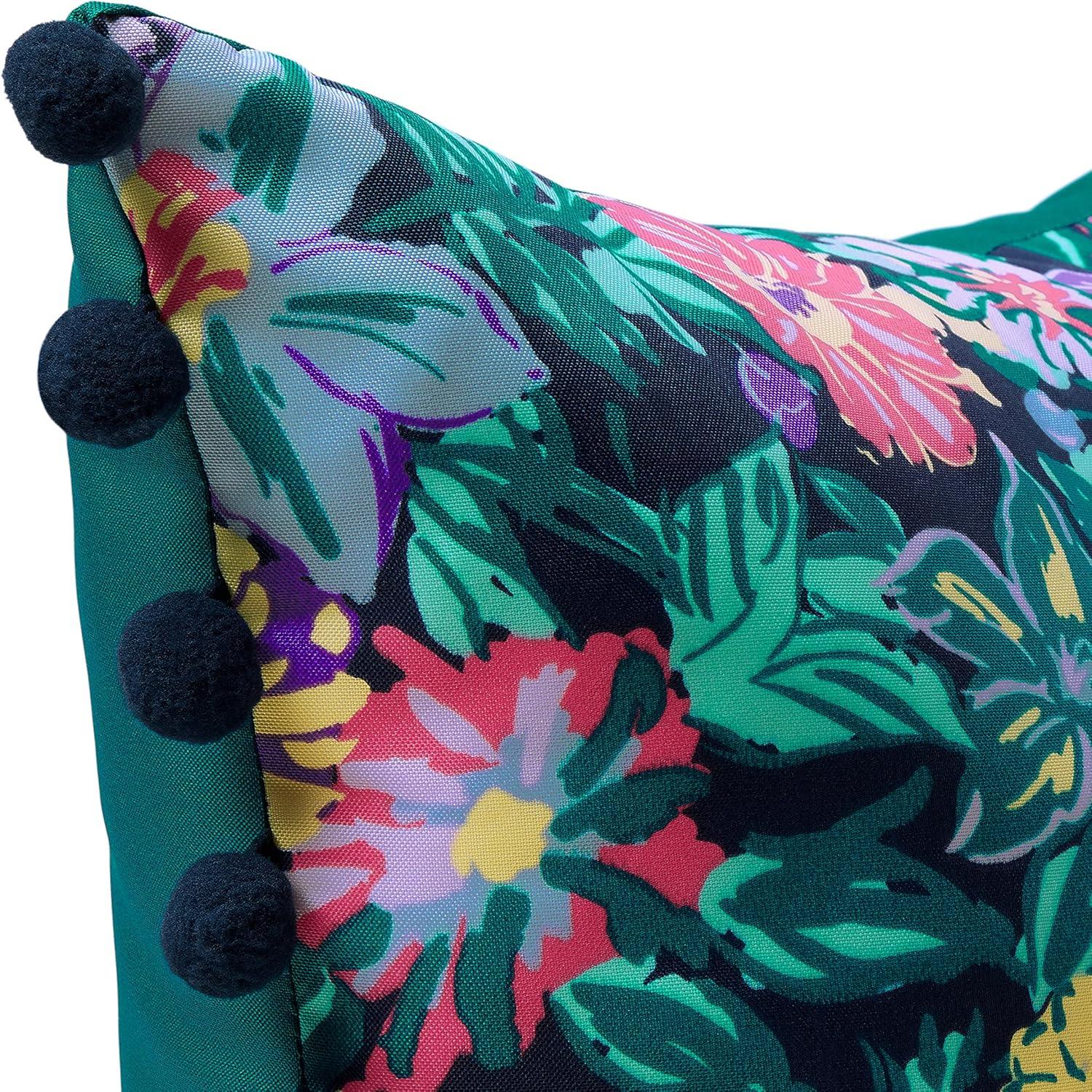 Vera Bradley Vera Bradley Island Outdoor Square Pillow Cover & Insert (Set of 2)